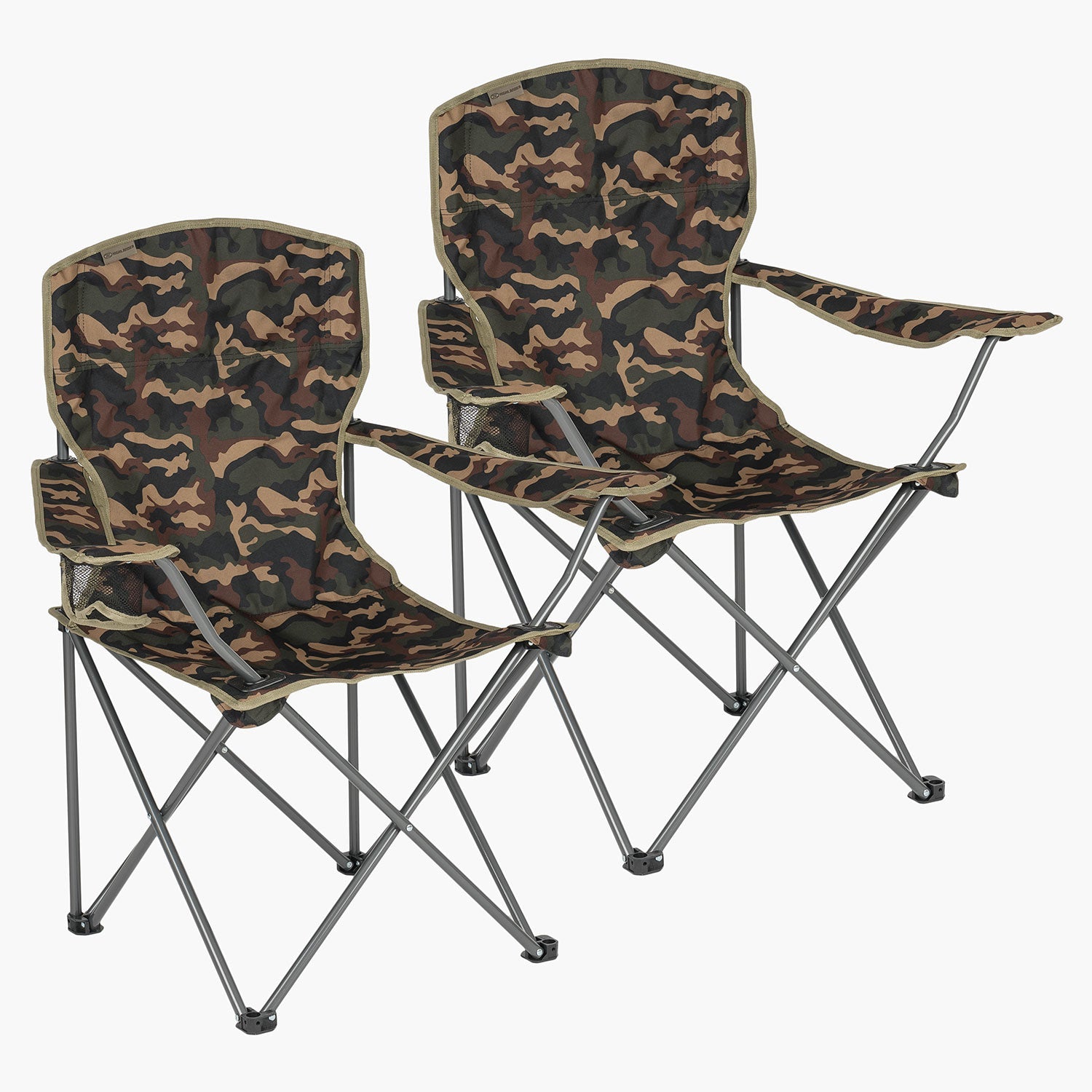 Highlander - Stirling Camping Chair, 2 Pack, Camo