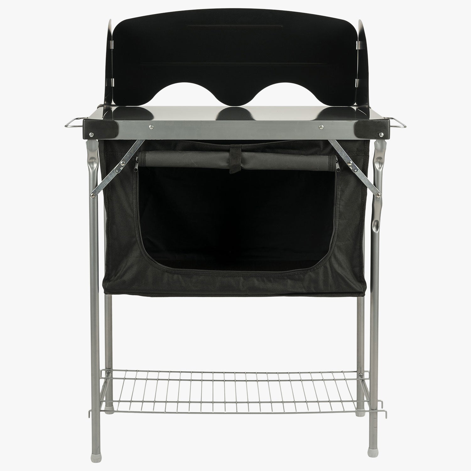 Highlander - Steel Kitchen Camping Stand & Cabinet