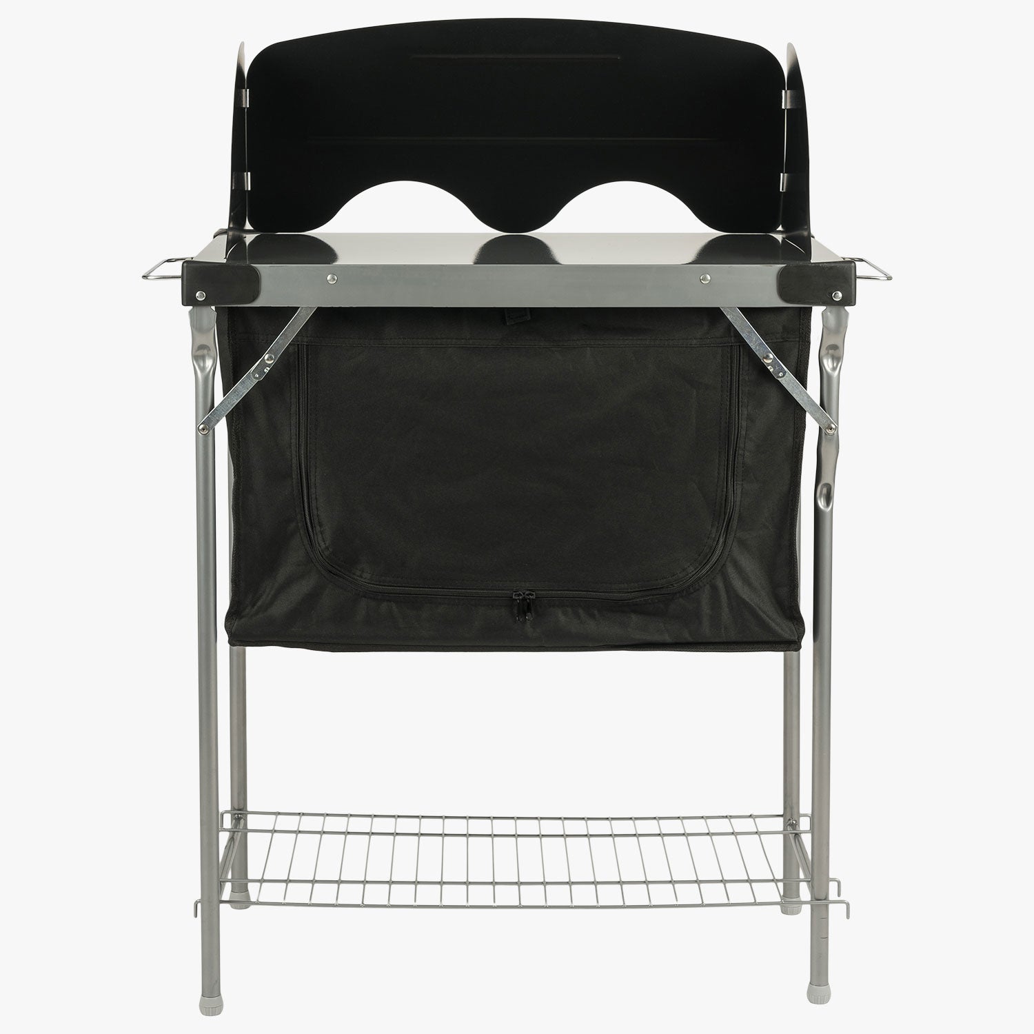 Highlander - Steel Kitchen Camping Stand & Cabinet
