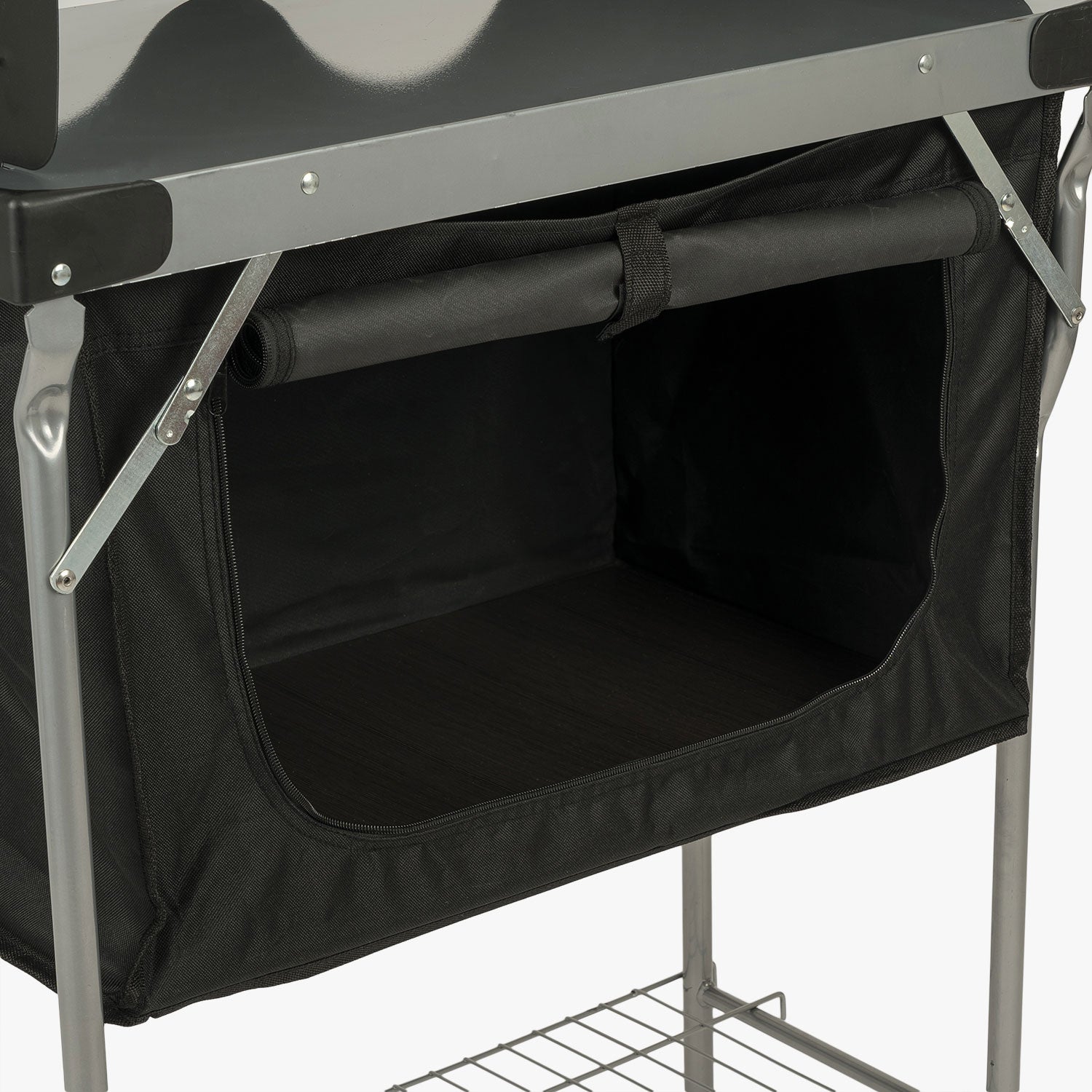 Highlander - Steel Kitchen Camping Stand & Cabinet