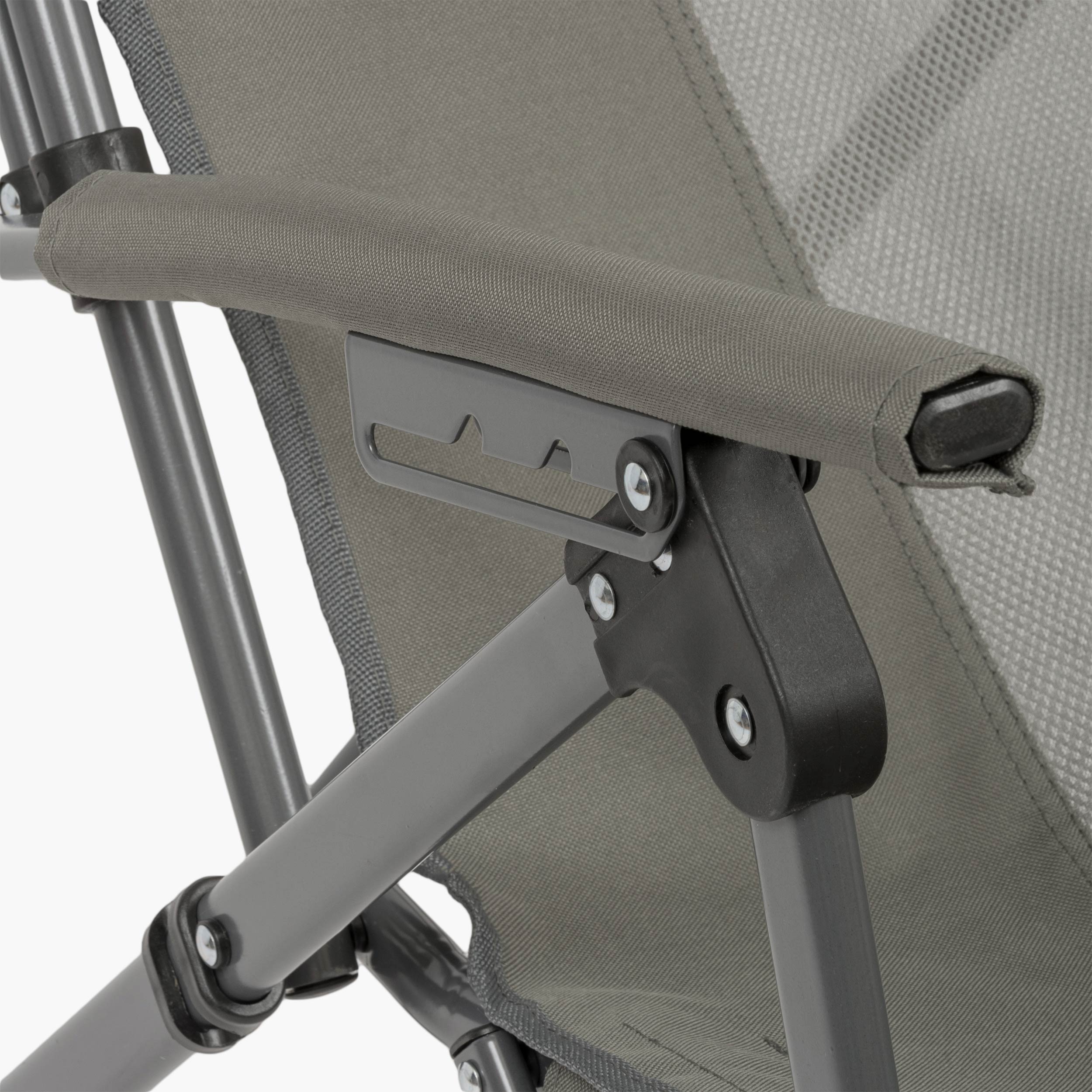 Highlander - Balvenie Recliner Camping Chair, Charcoal