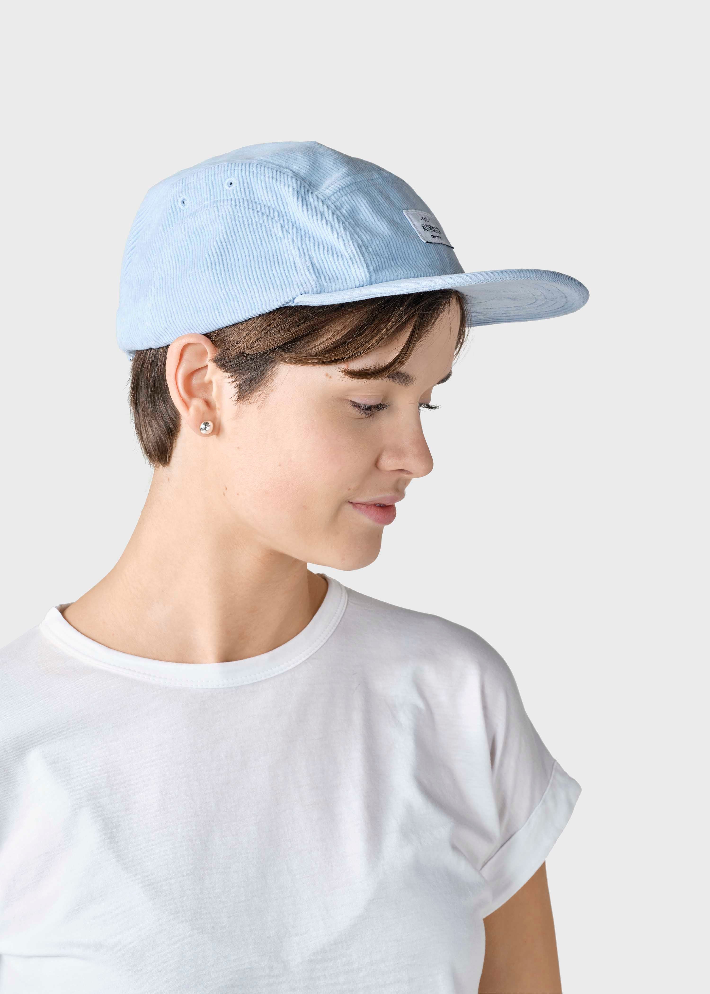 Five Panel Corduroy Cap - Light Blue