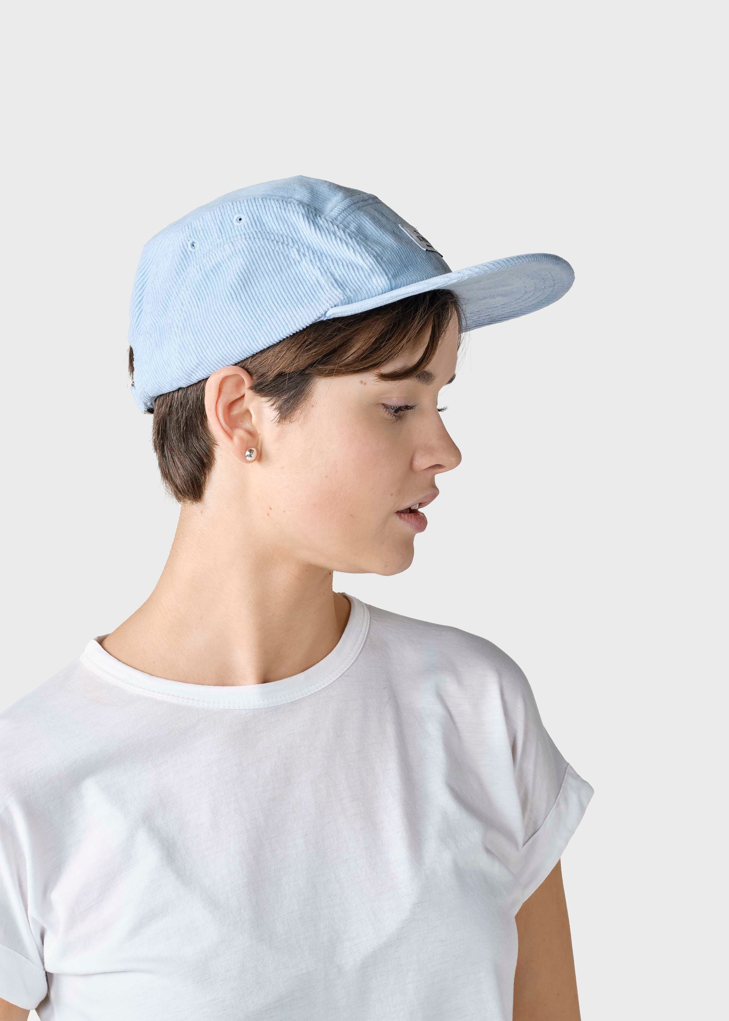 Five Panel Corduroy Cap - Light Blue