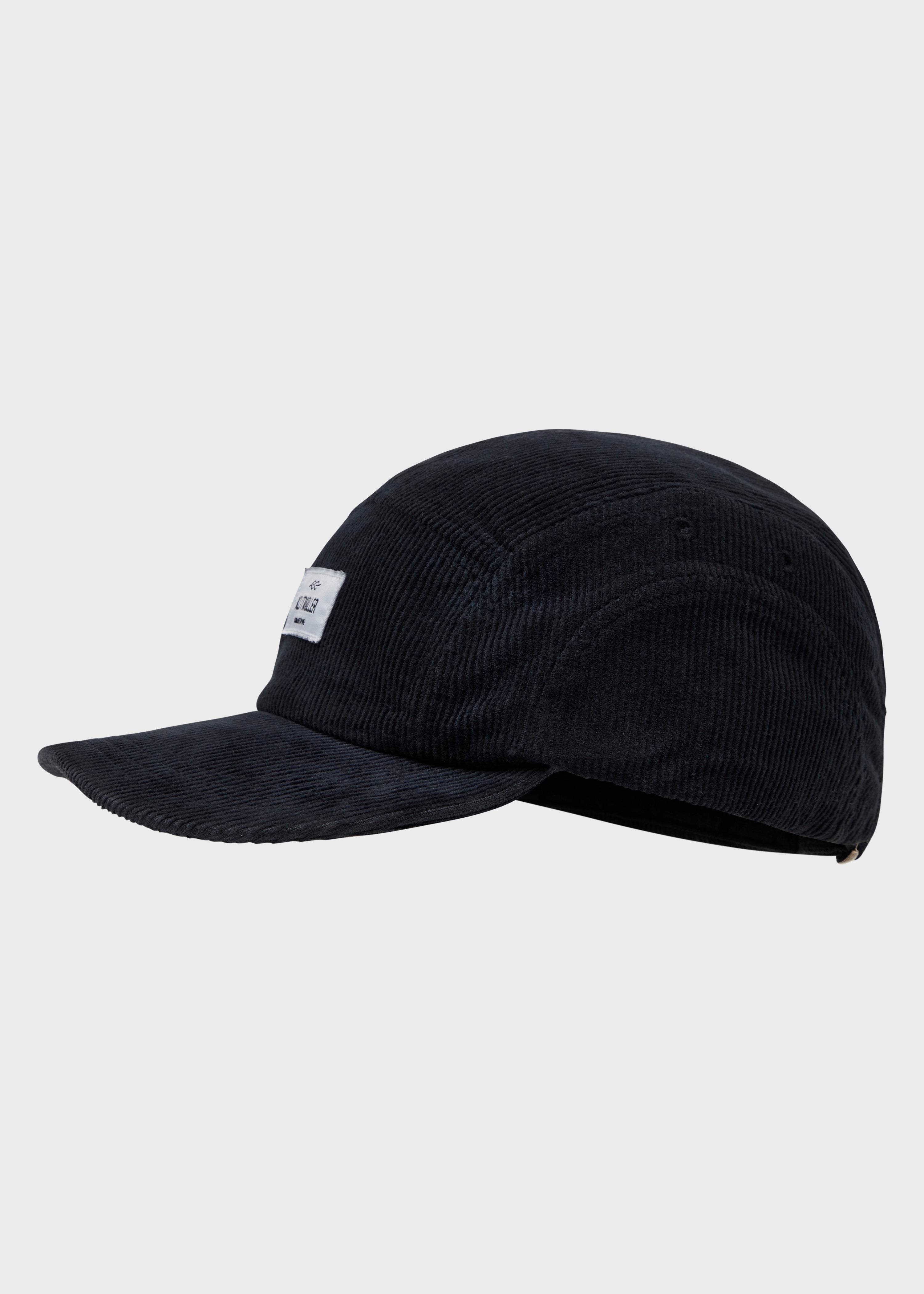 Five Panel Corduroy Cap - Navy