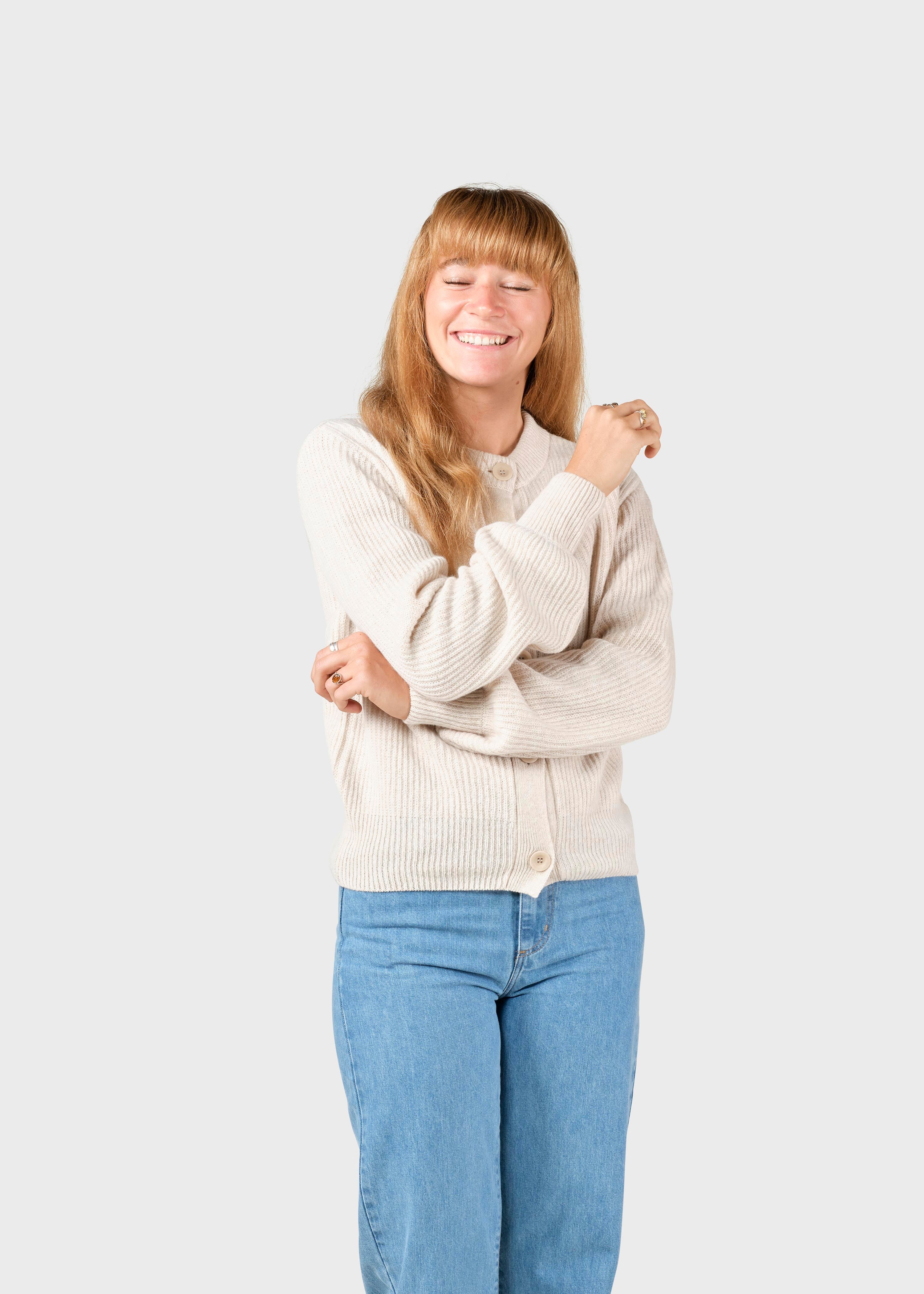 Gerda Knit Cardigan - Pastel Sand