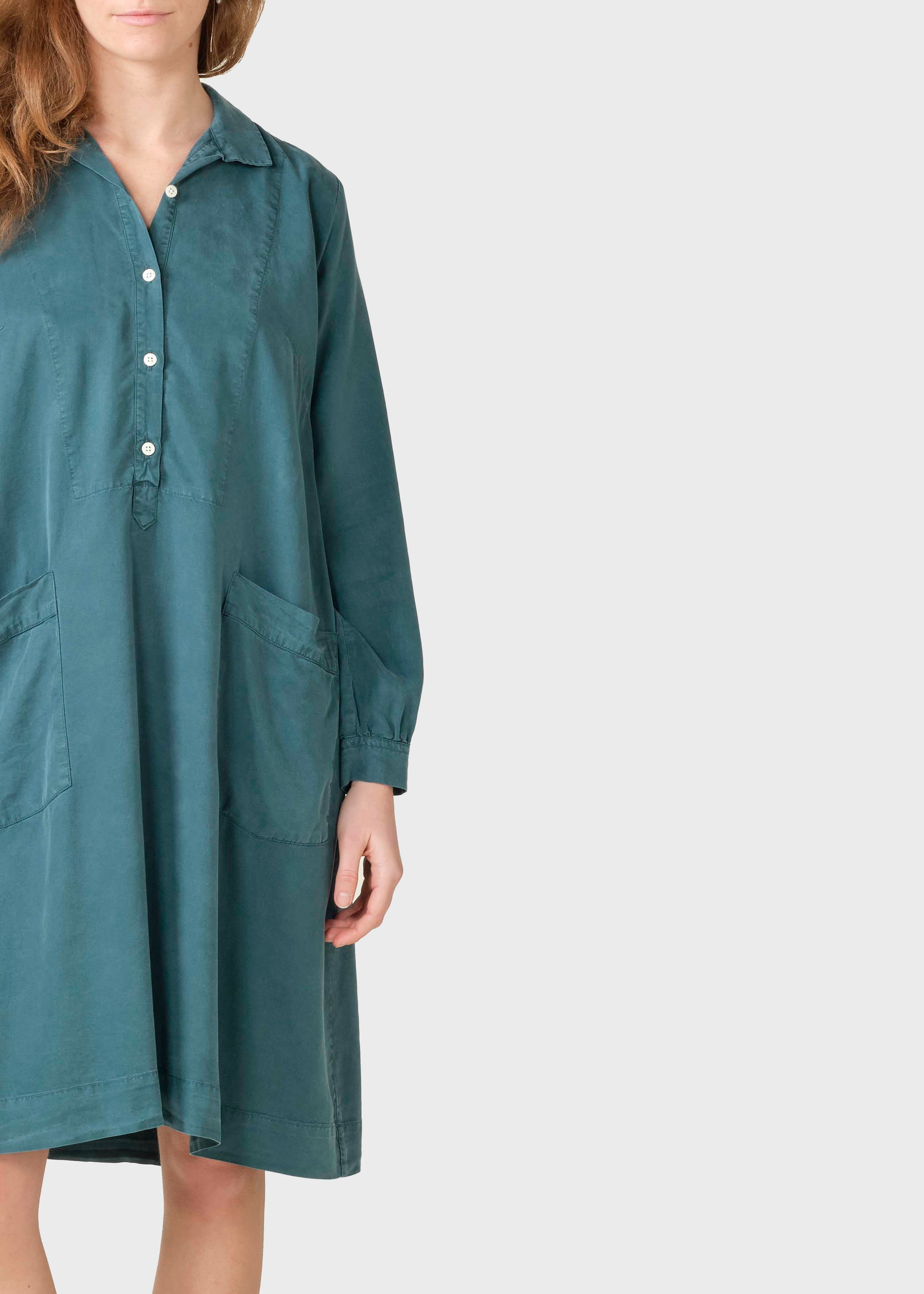 Gerdi Lyocell Dress - Moss Green