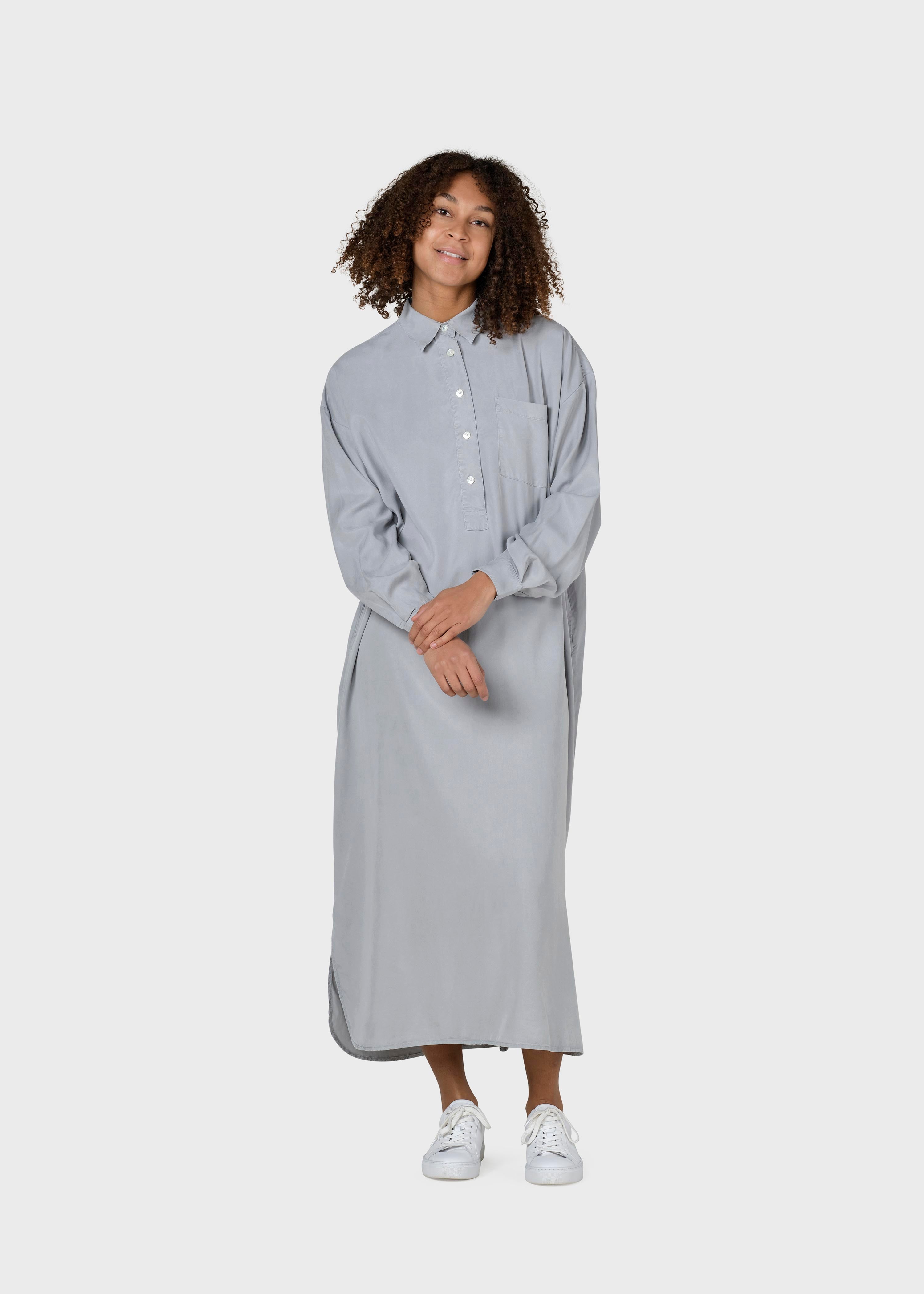 Gulla Shirtdress - Pastel Grey