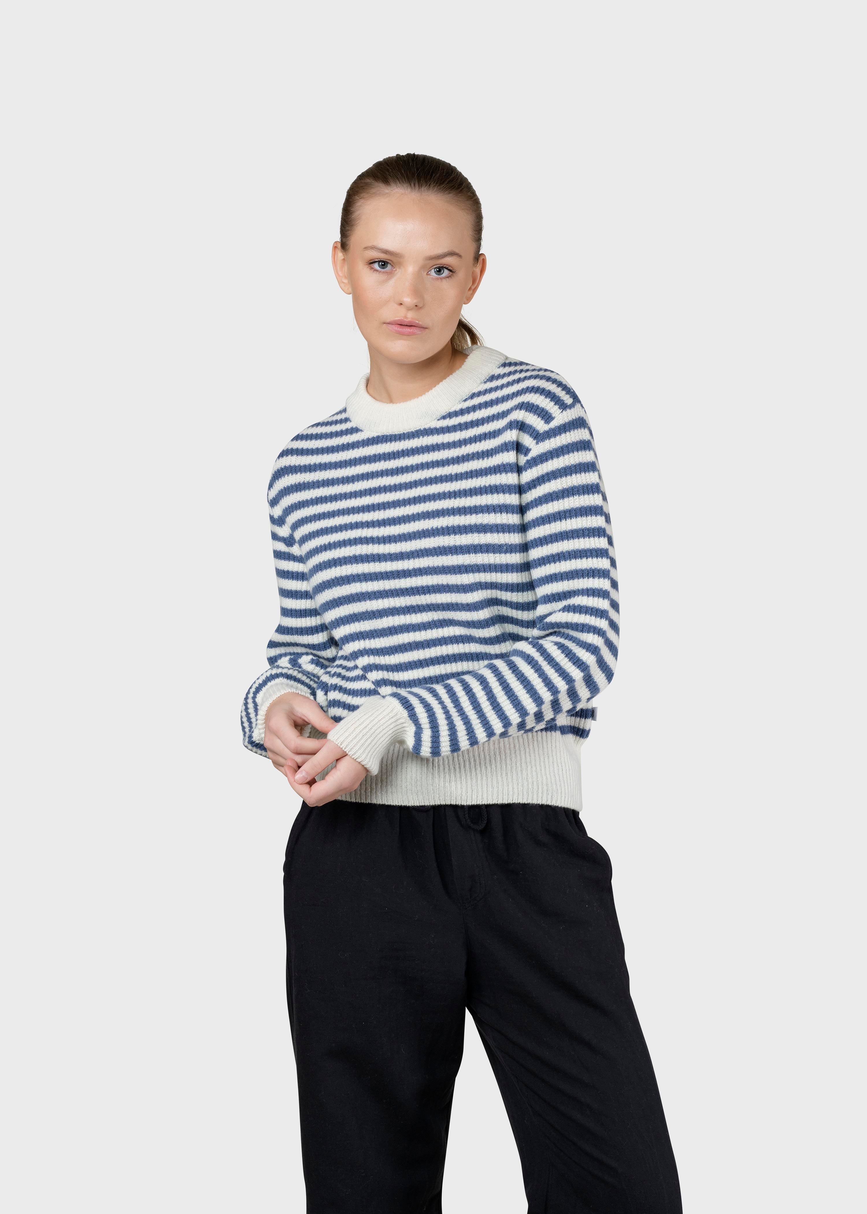 Gunilla Knit - Cream/ocean