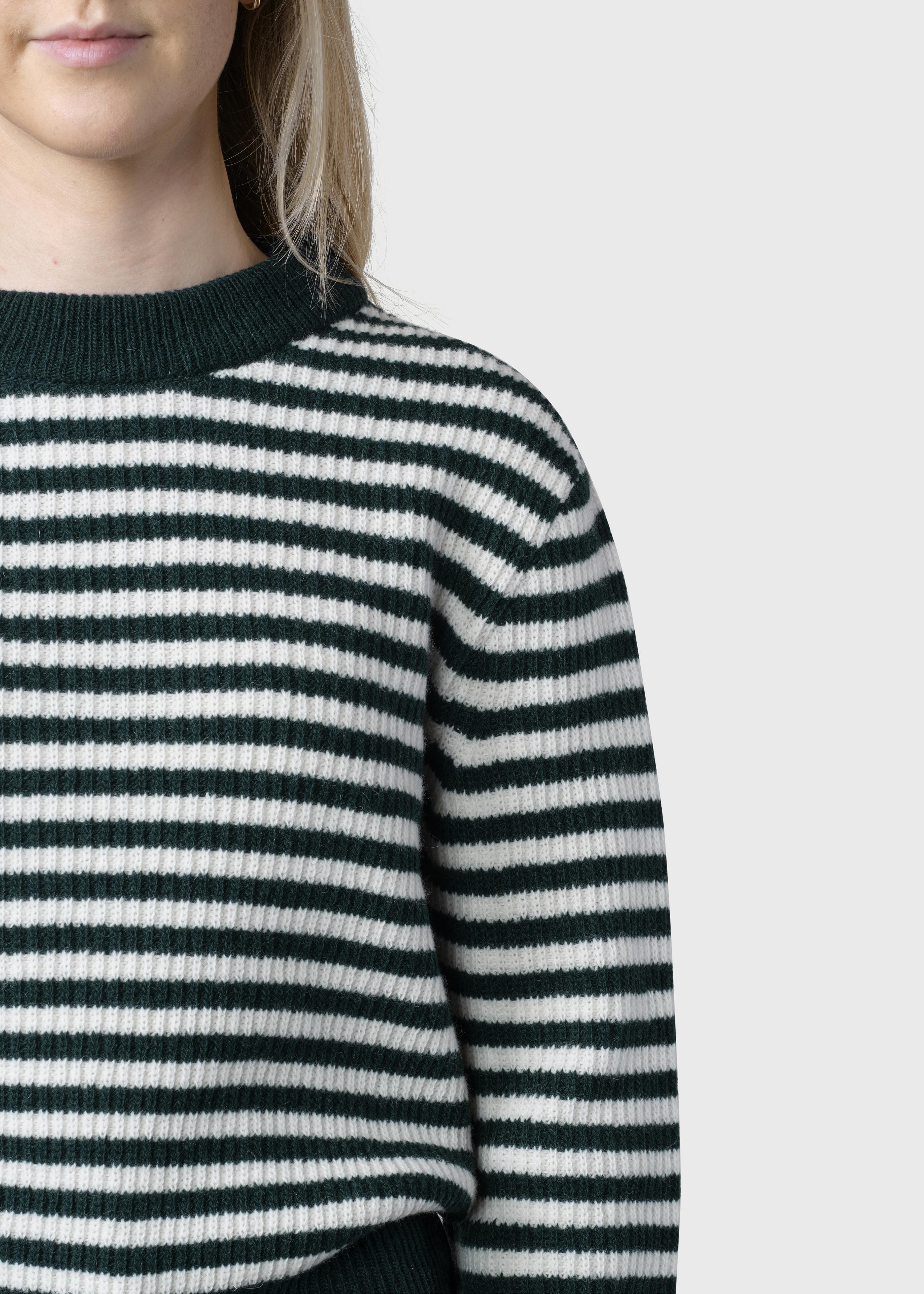 Gunilla Knit - Moss Green/cream