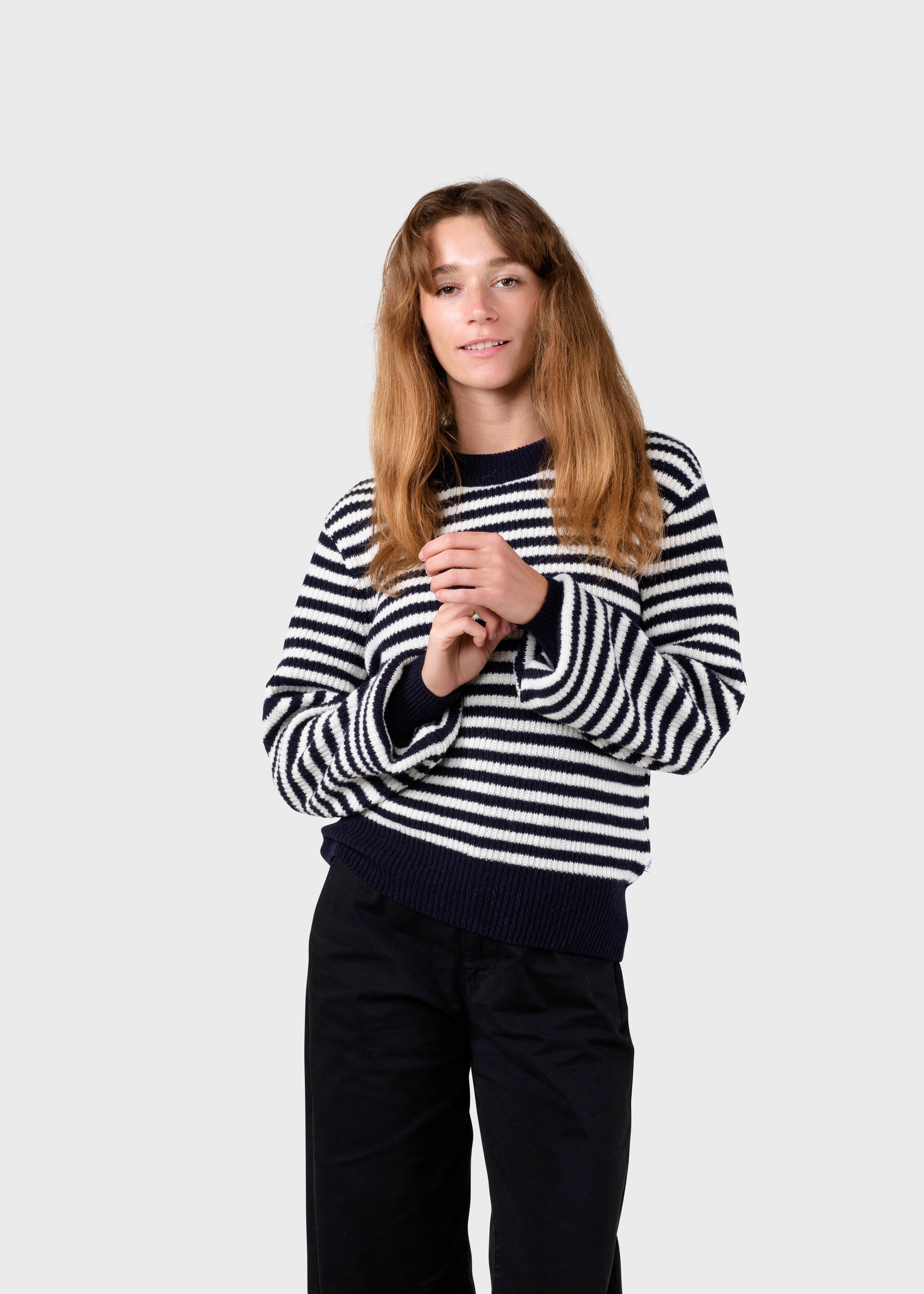 Gunilla Knit - Navy/cream