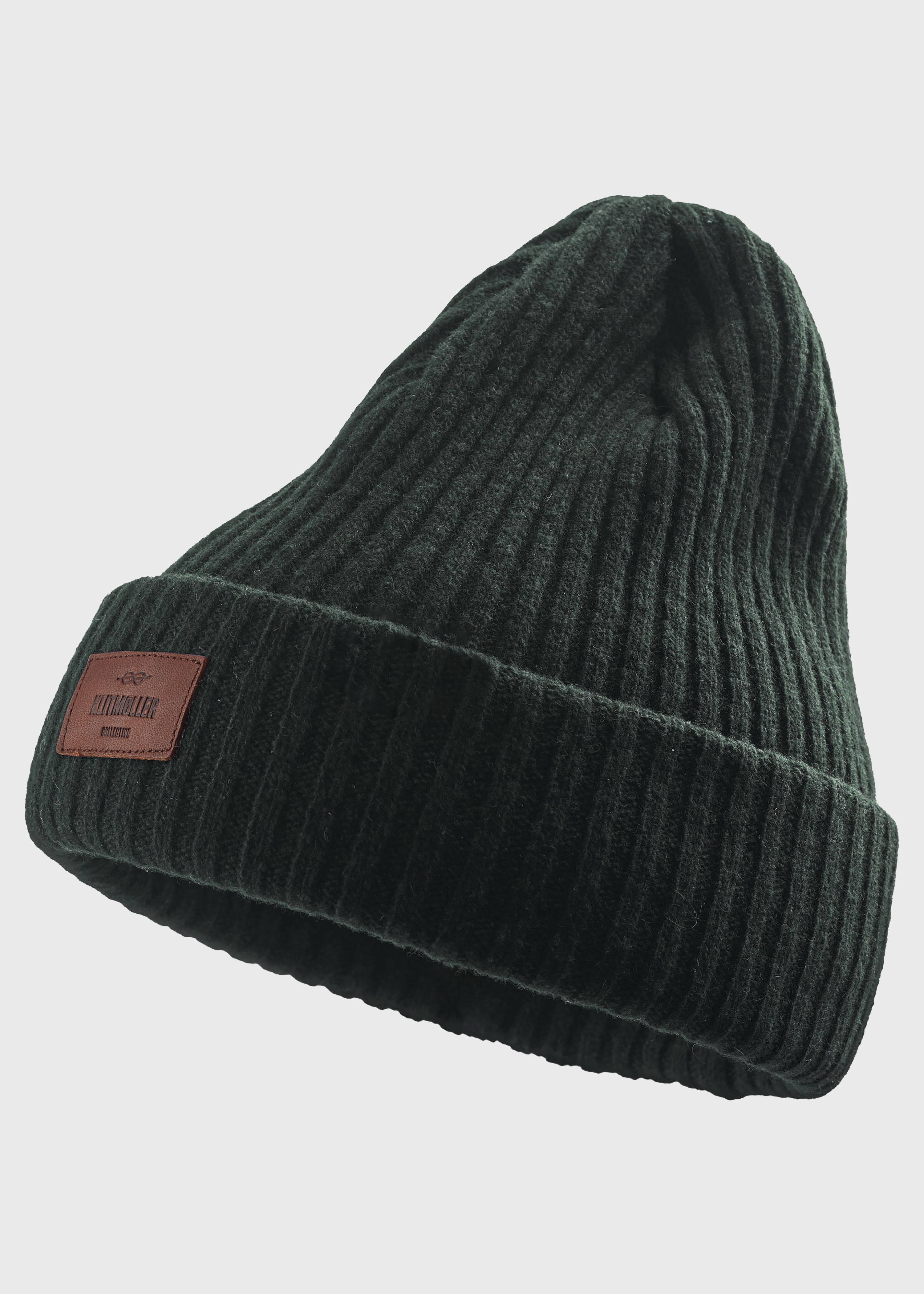 Heavy Rib Beanie - Olive