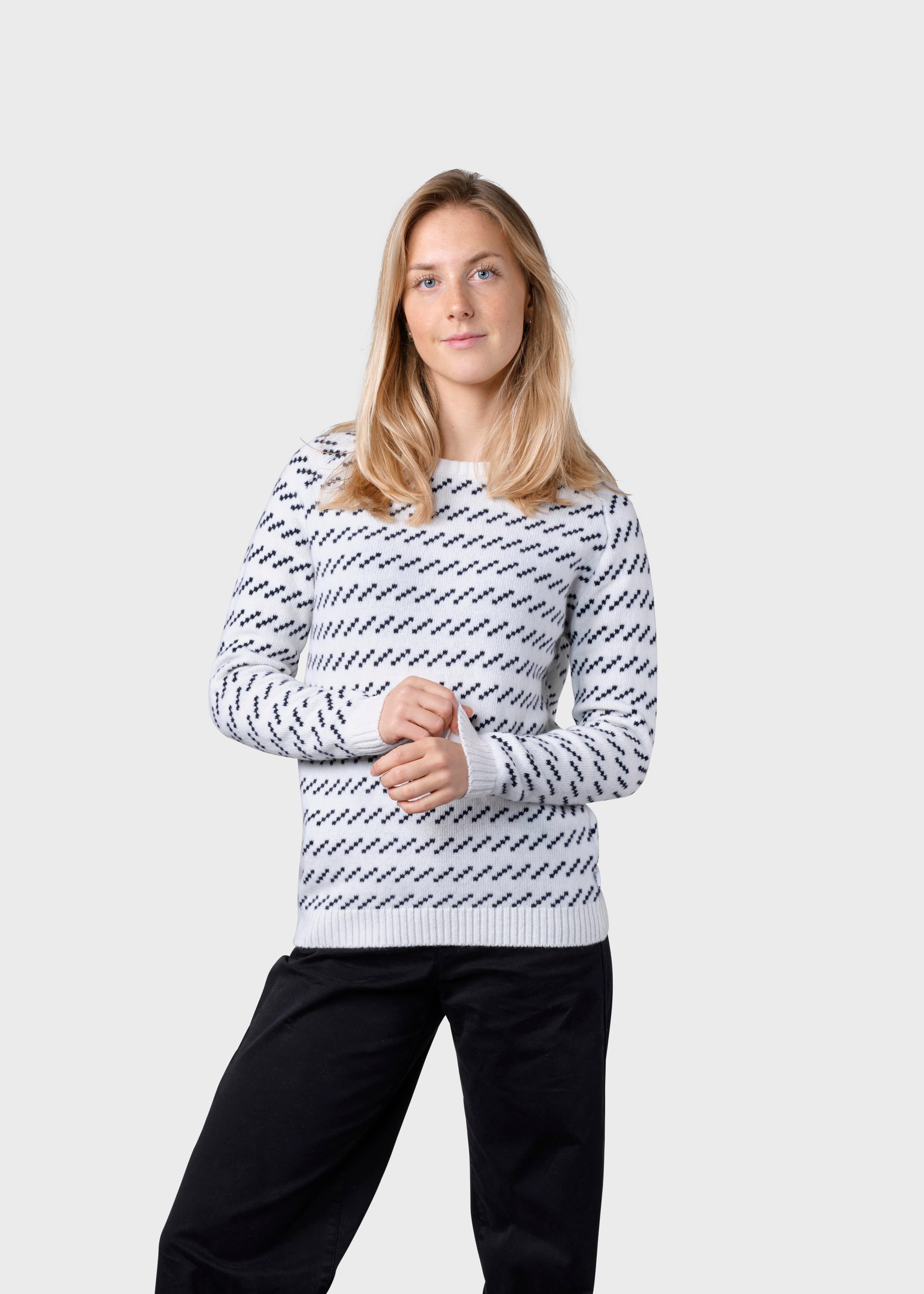 Hilda Knit - Cream/navy
