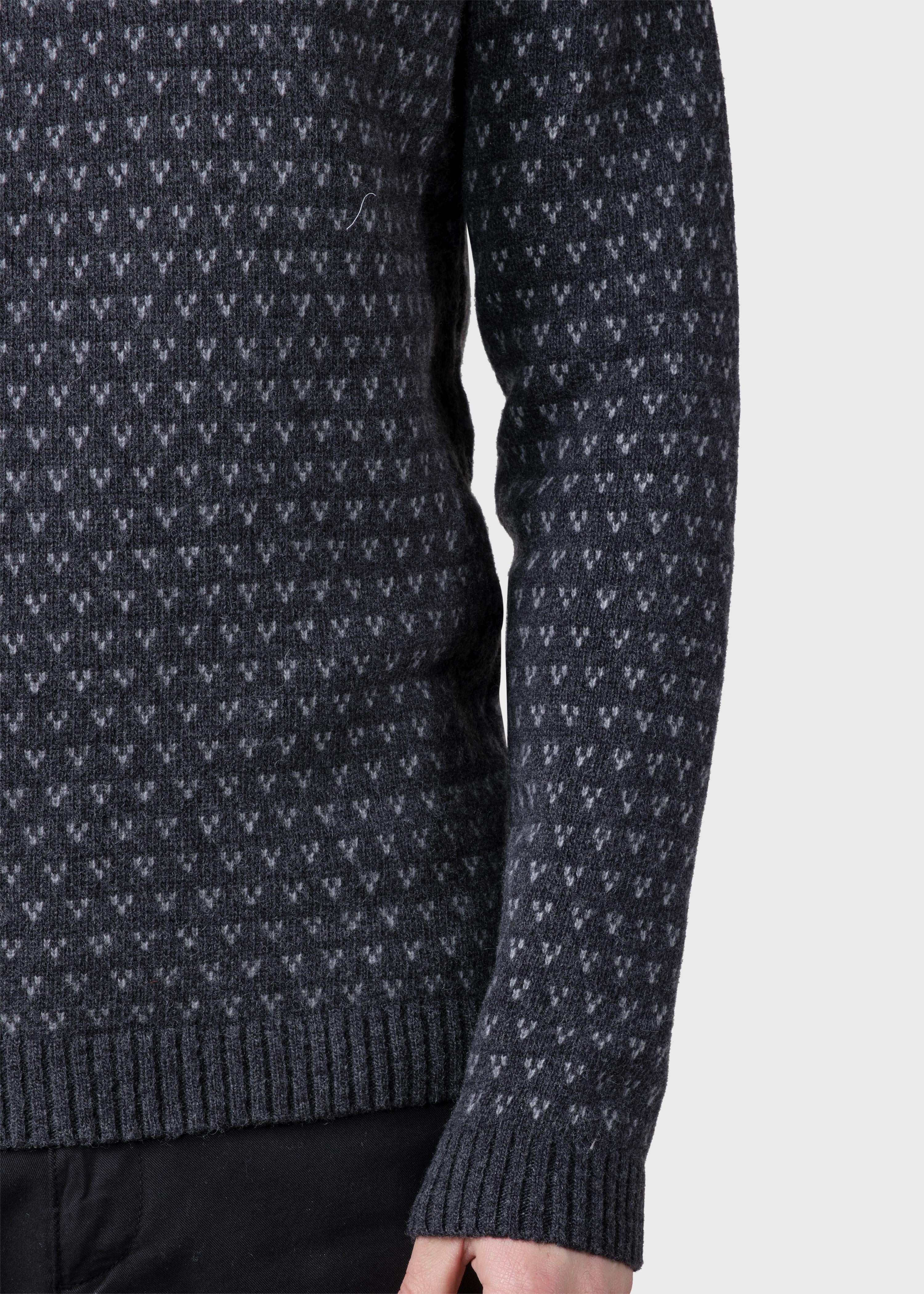 Hugo Knit - Anthracite/light Grey