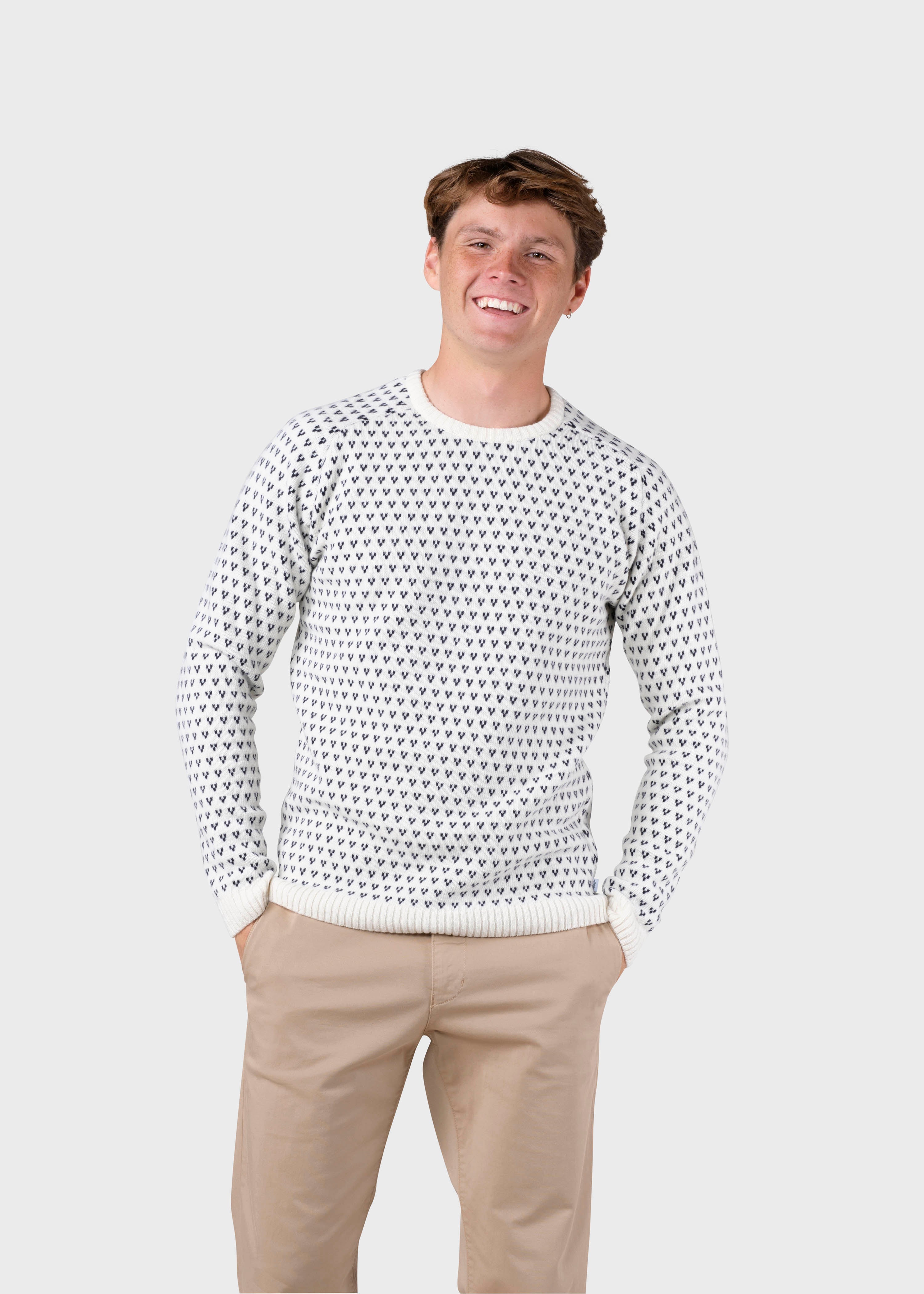 Hugo Knit - Cream/navy