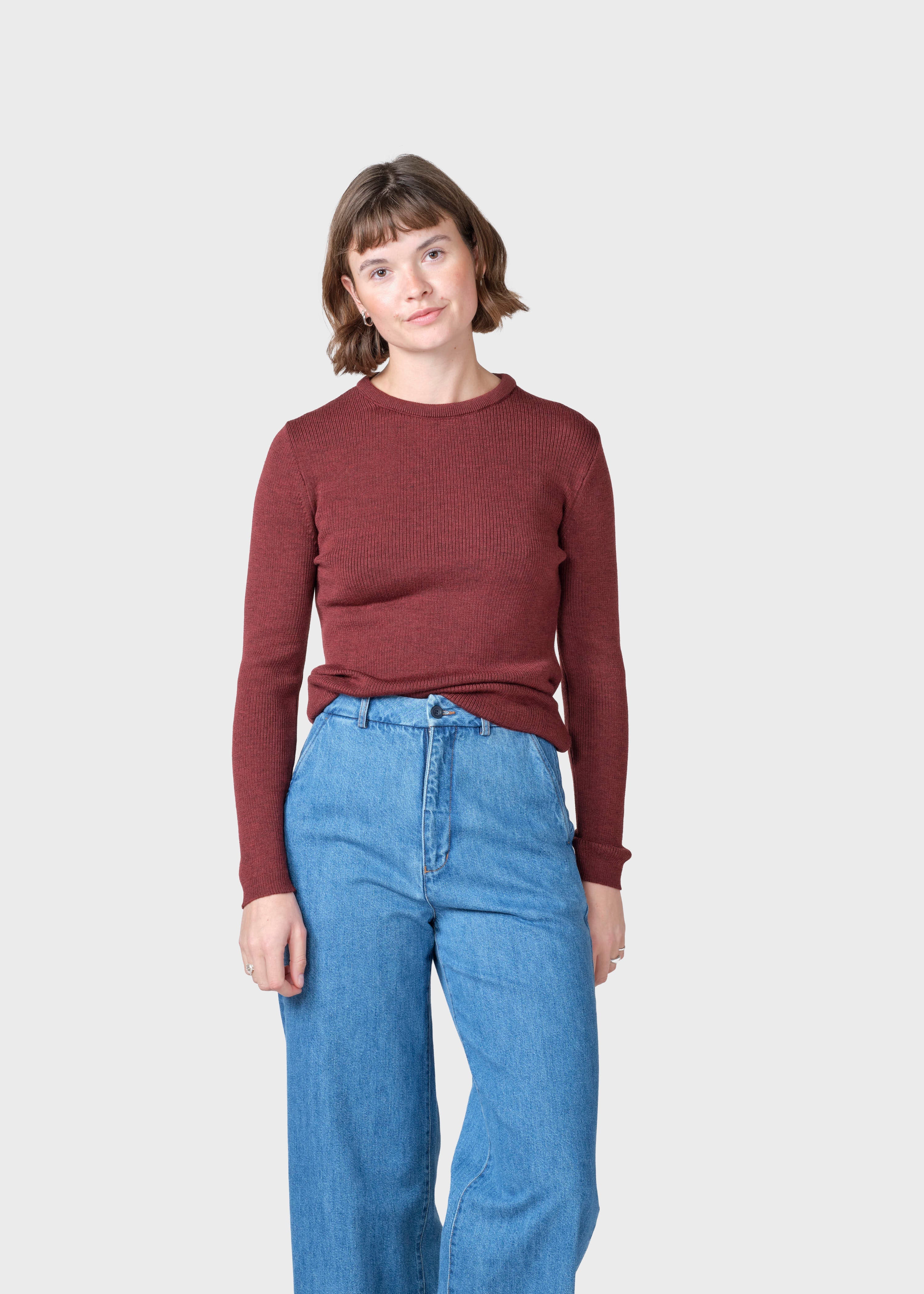 Ingrid Knit - Burgundy