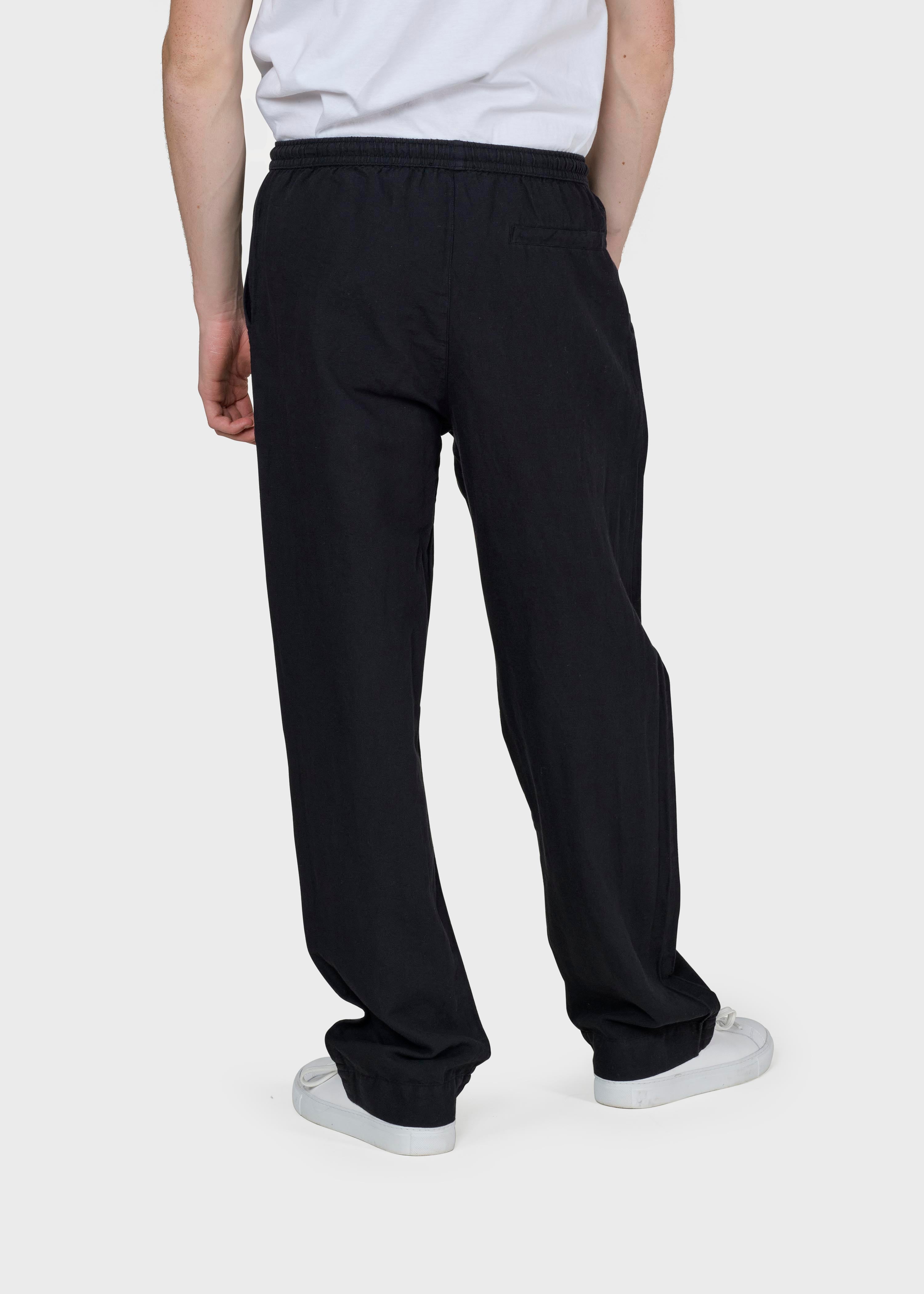 Jens Linen Pants - Black