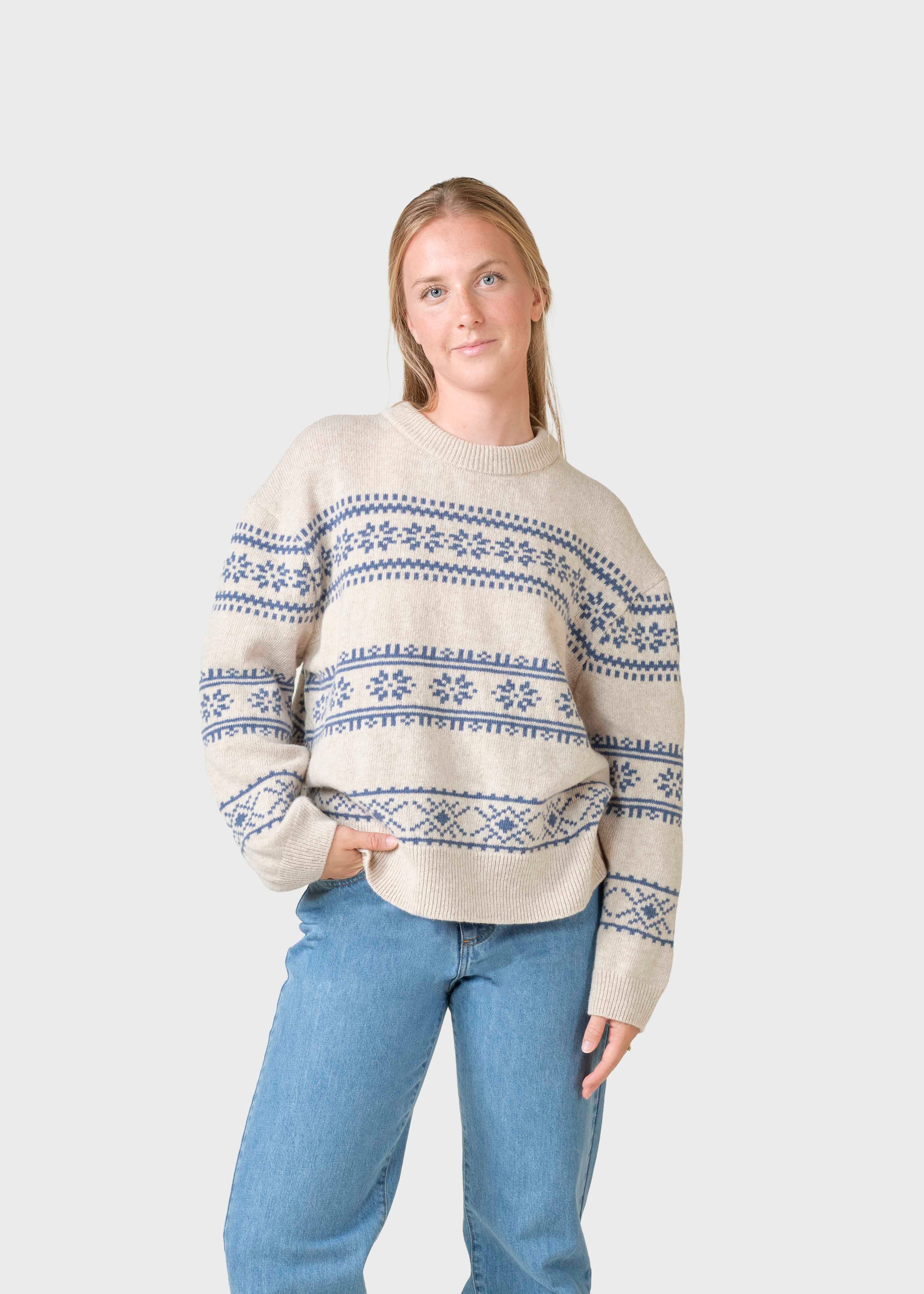 Jette Knit - Pastel Sand/ocean