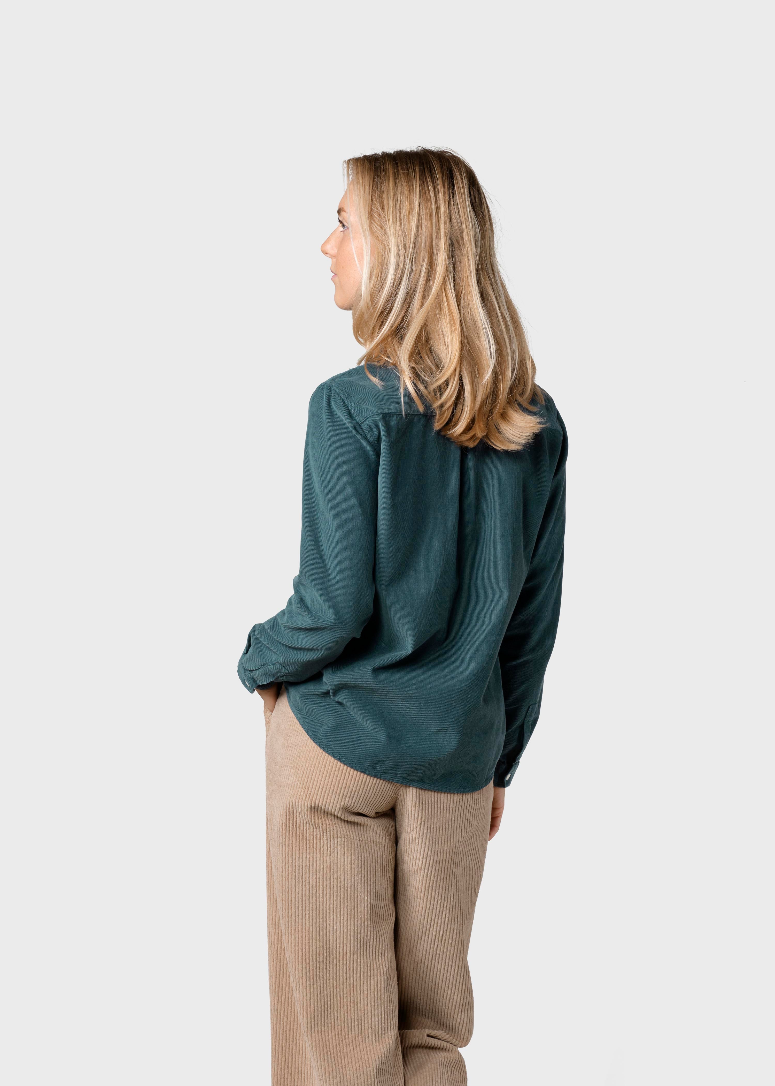 Julie Corduroy Shirt - Moss Green