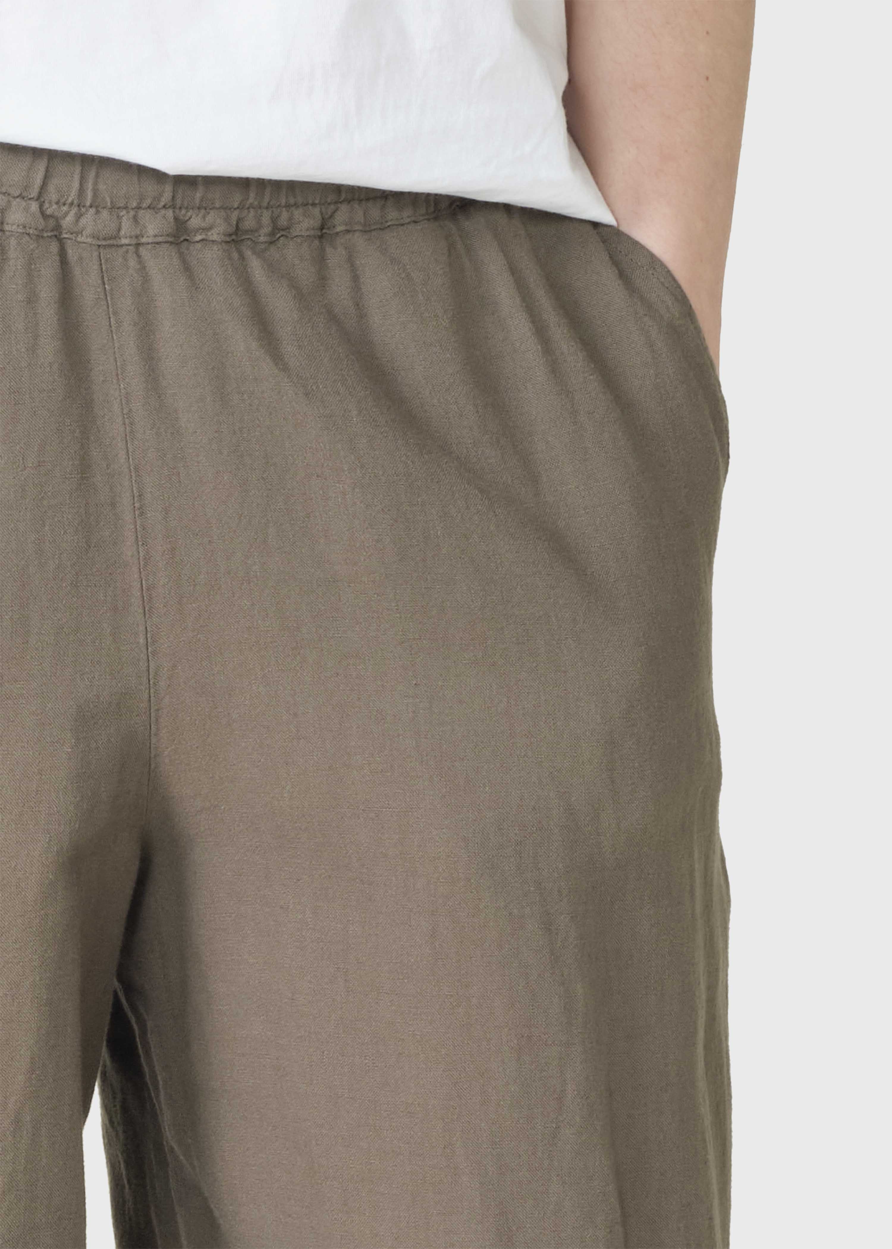 Kaja Cotton/linen Pants - Taupe