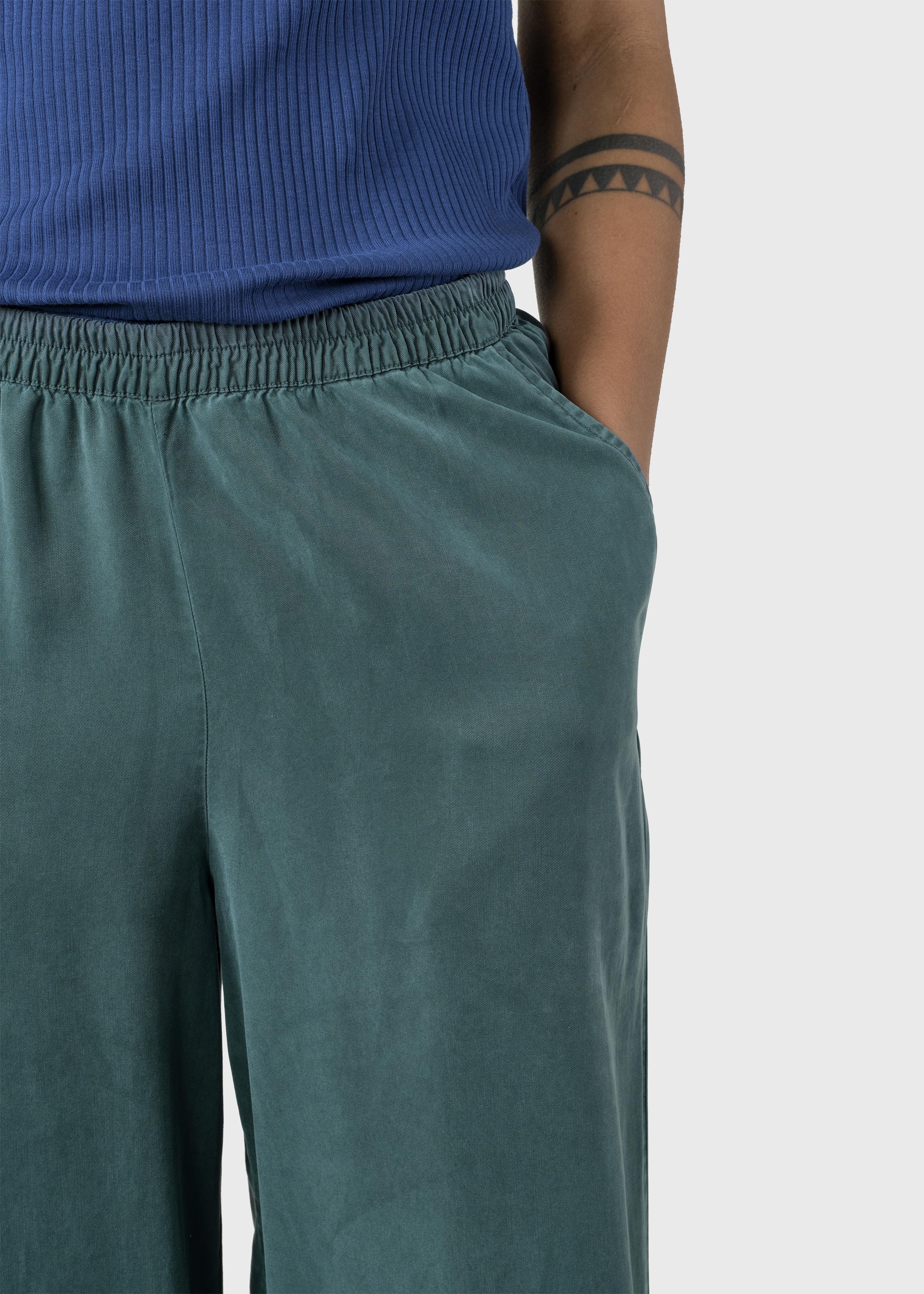 Pantalon Kaja Lyocell - Vert Mousse