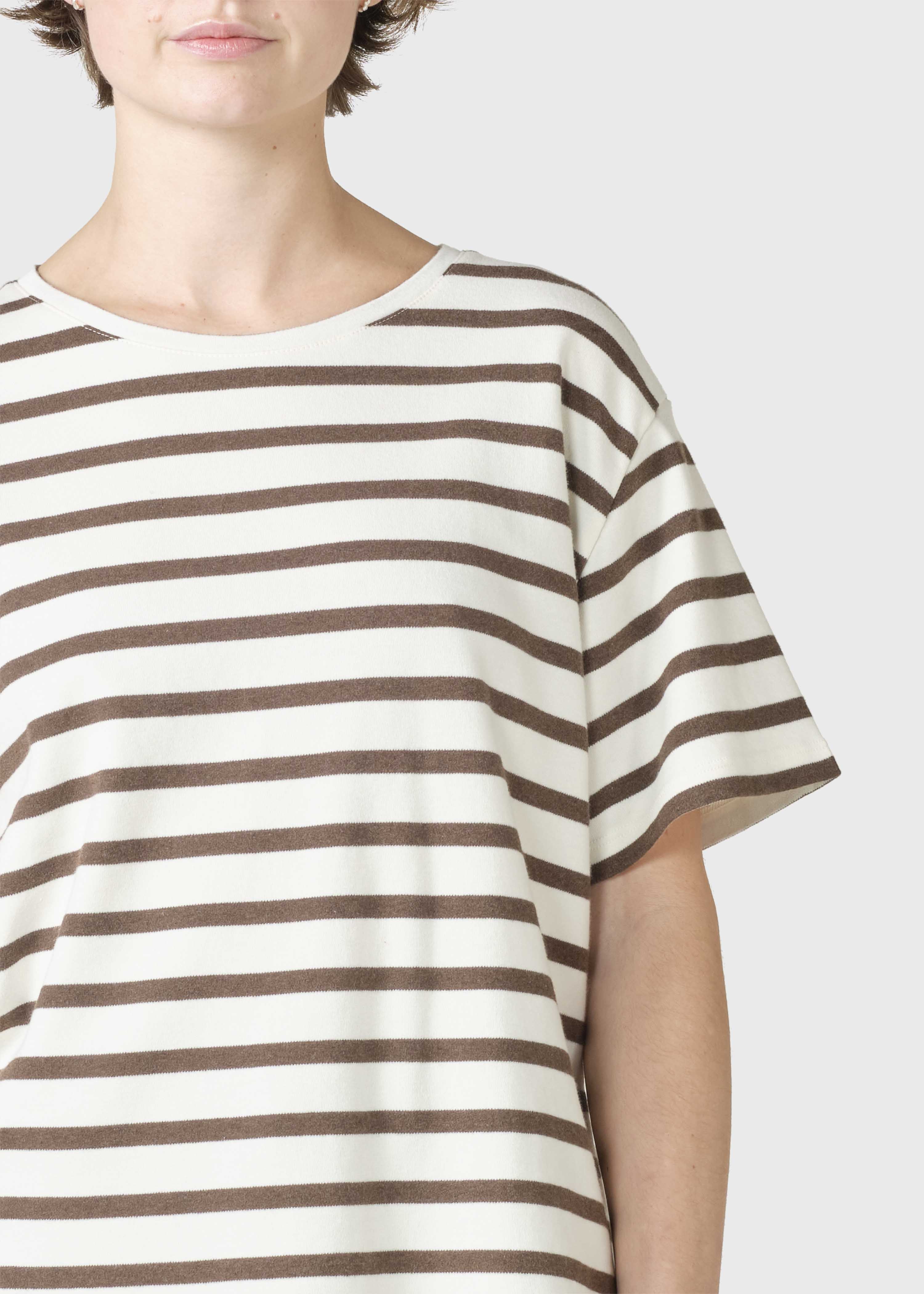 Kelly Tee - Cream/taupe