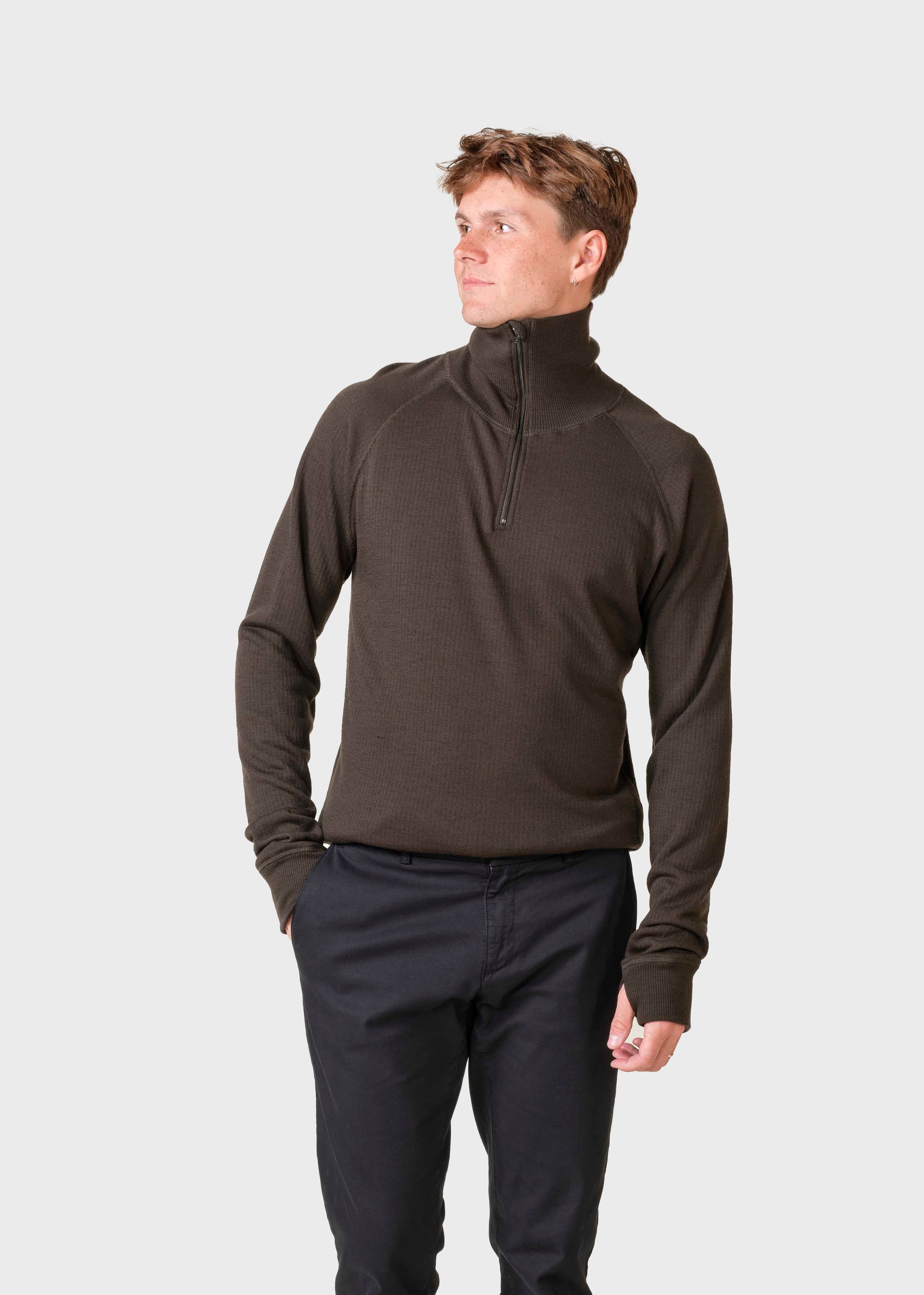 Knuth Wool Zip - Olive