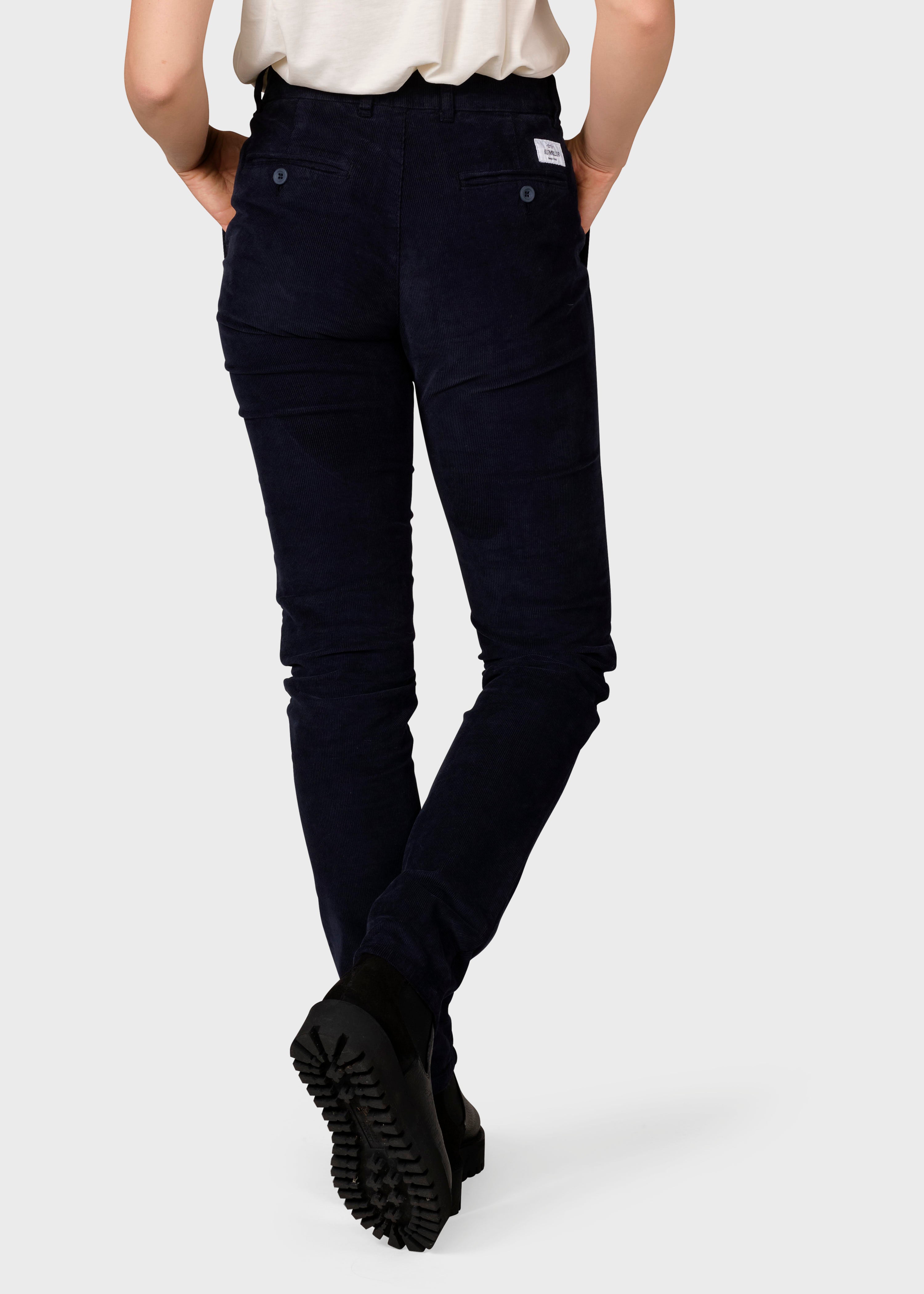 Liv Corduroy Pants - Navy