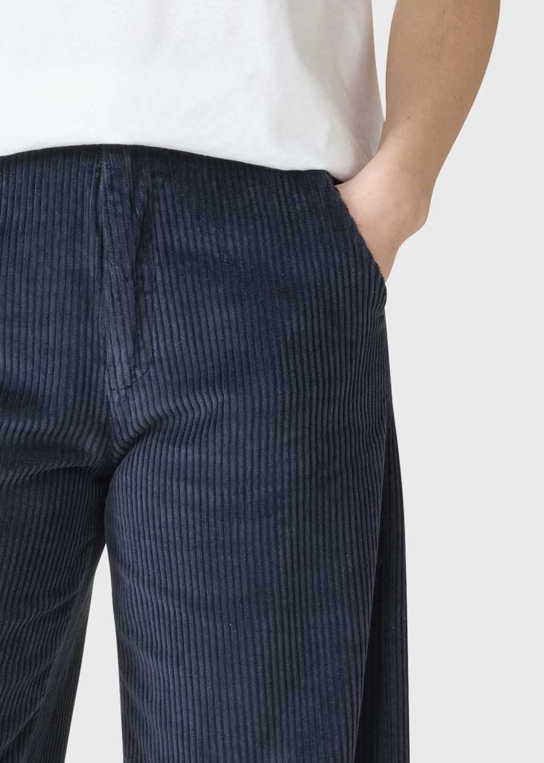 Lois Cord Pants - Navy