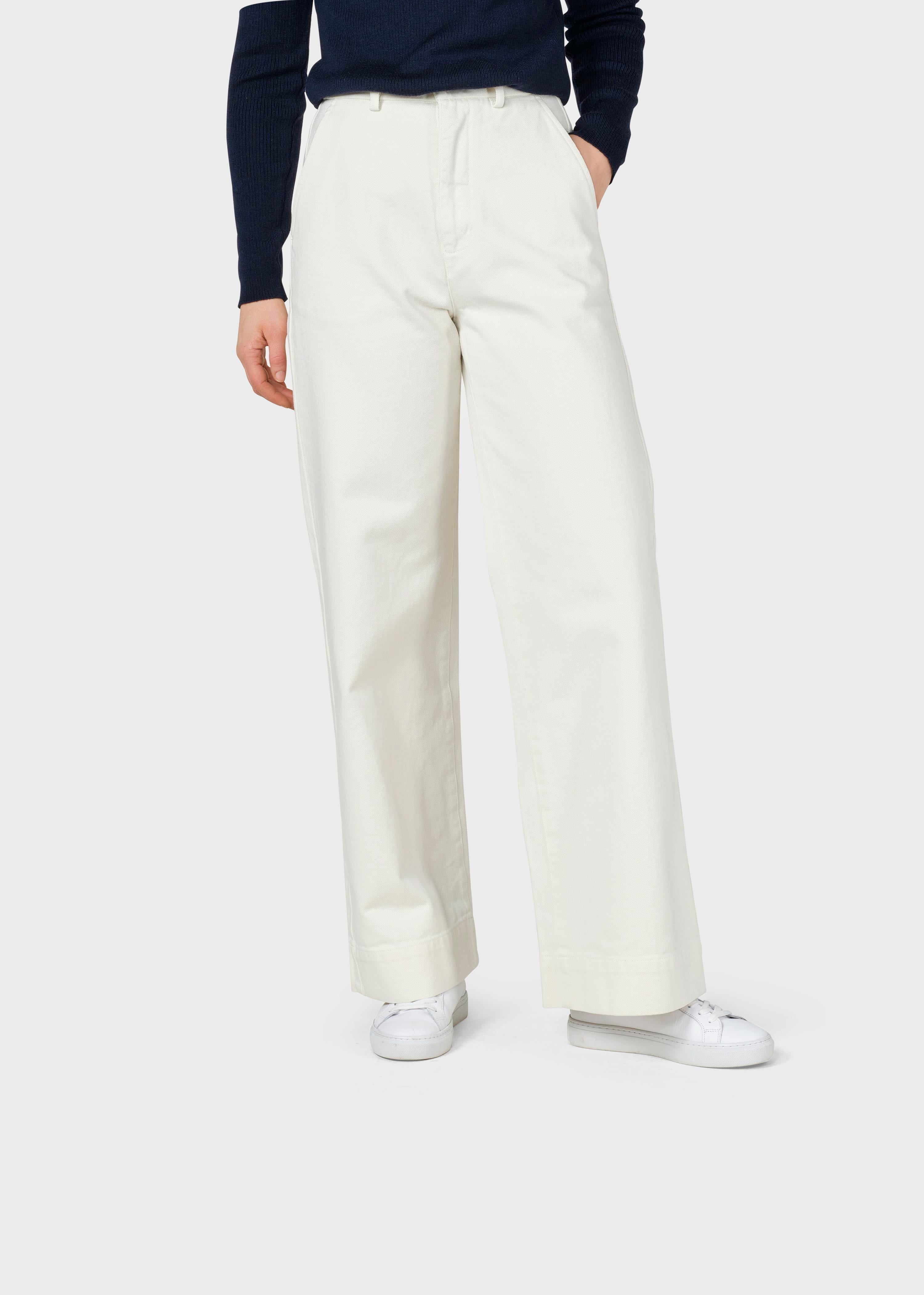 Lydia Denim Hose - Creme