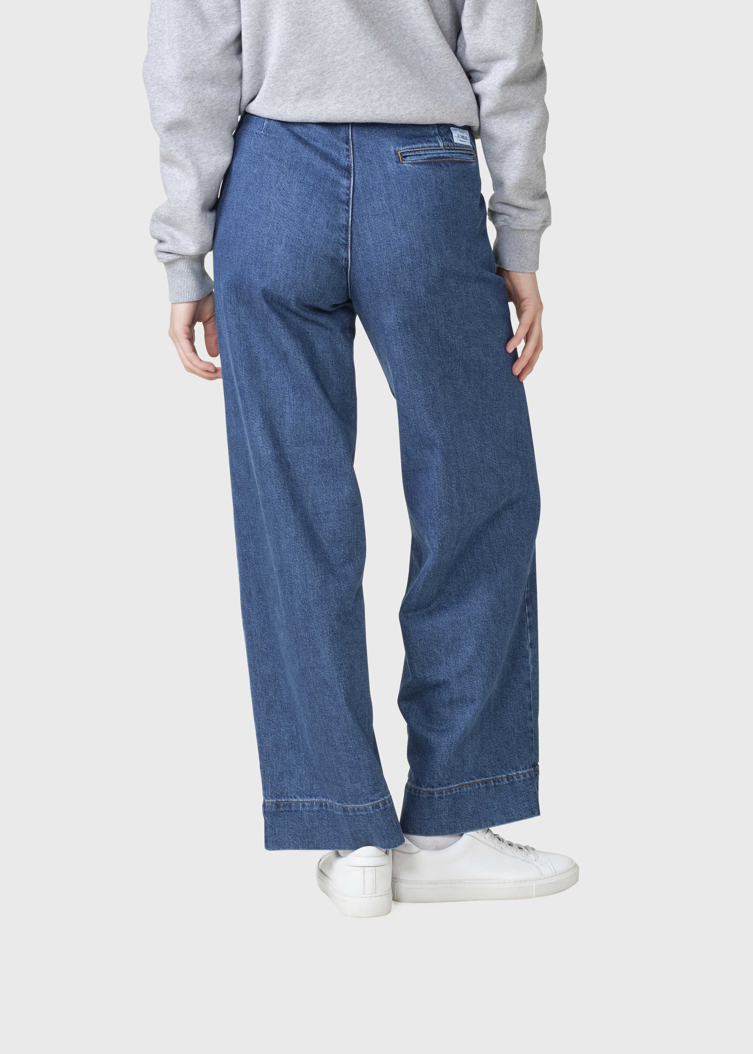 Lydia Denim Hose - Dunkelblau Stonewash