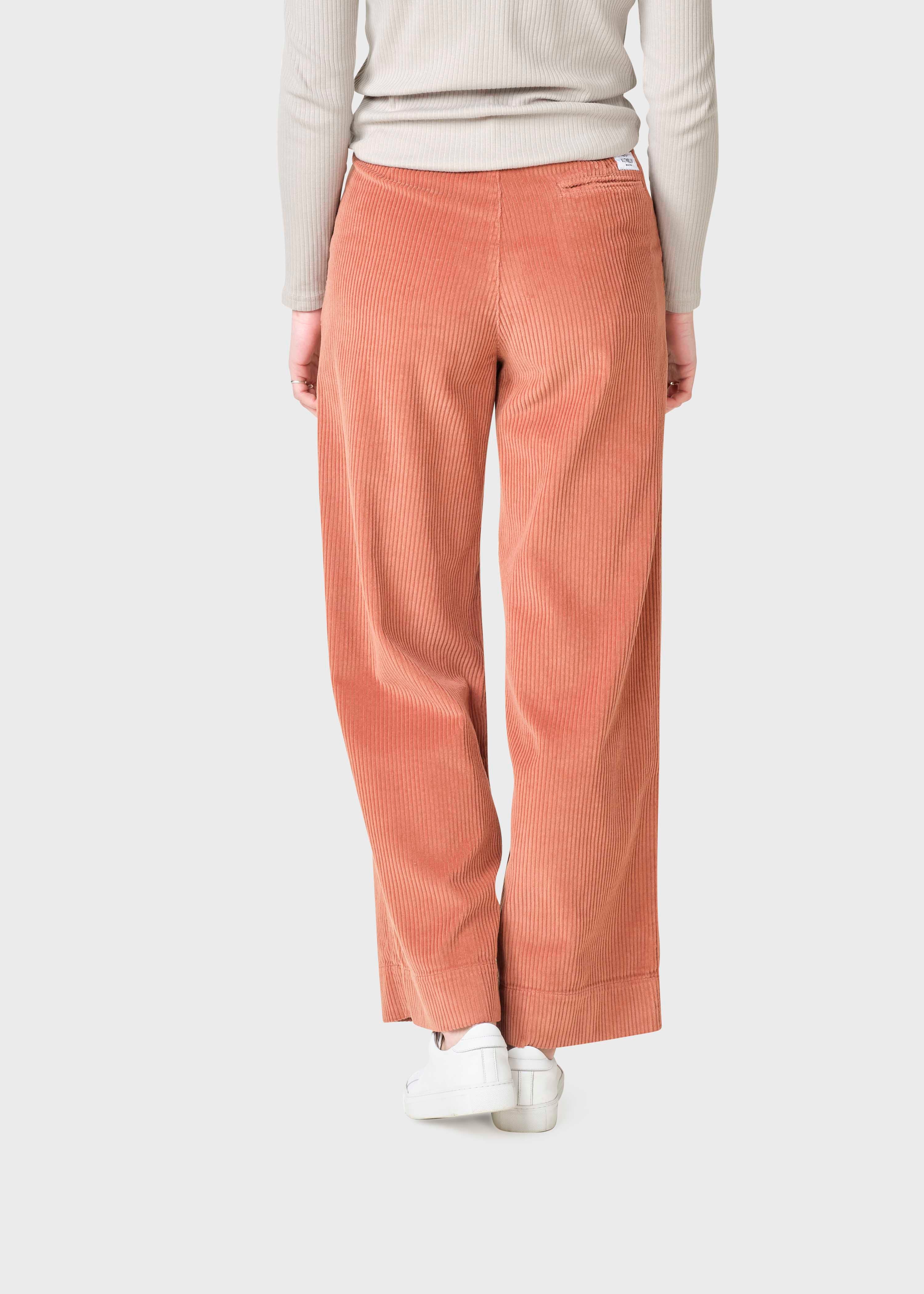 Lydia Jumbo Corduroy Pants - Burnt Sienna