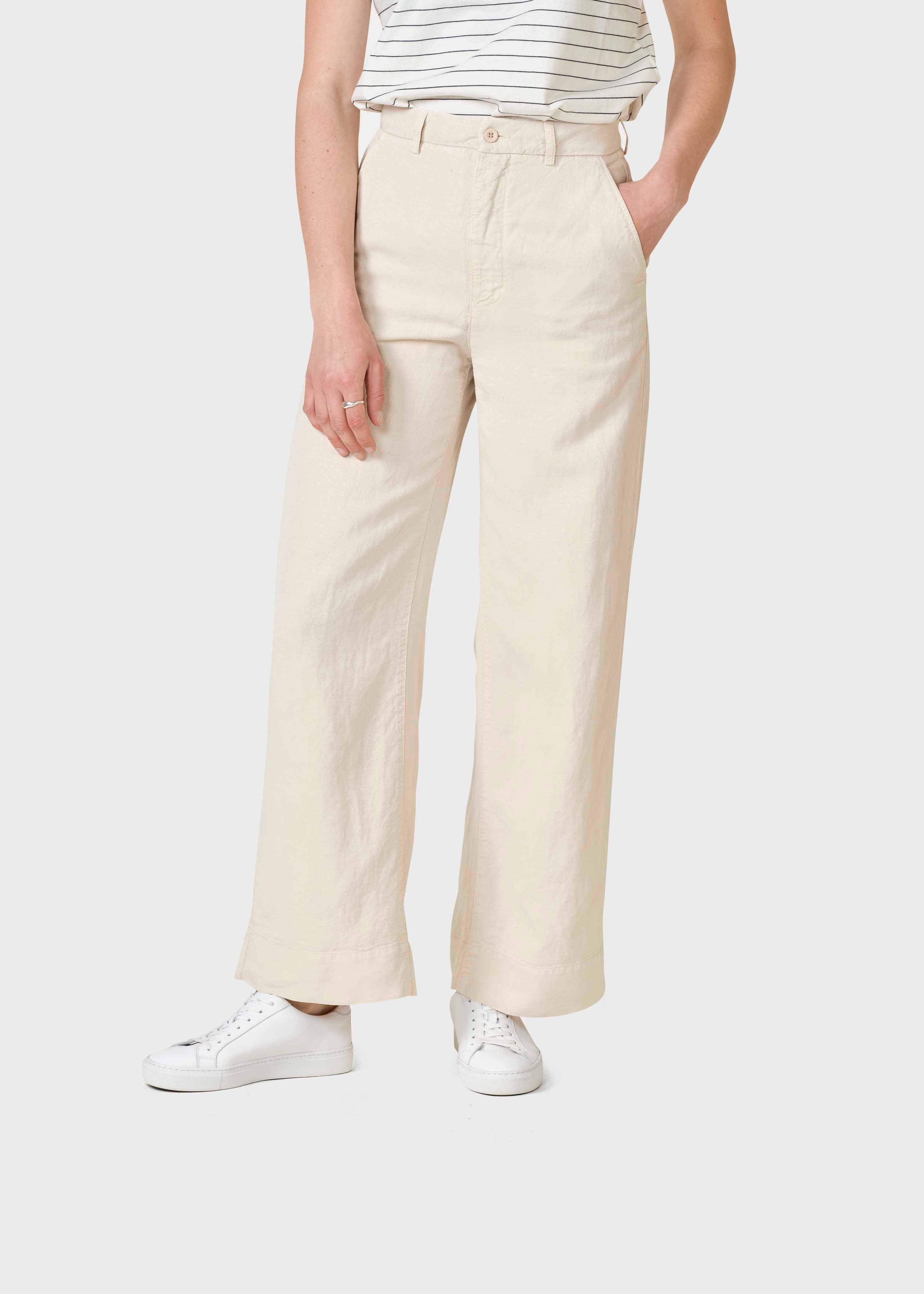 Lydia Lyocell Pants - Pastel Sand
