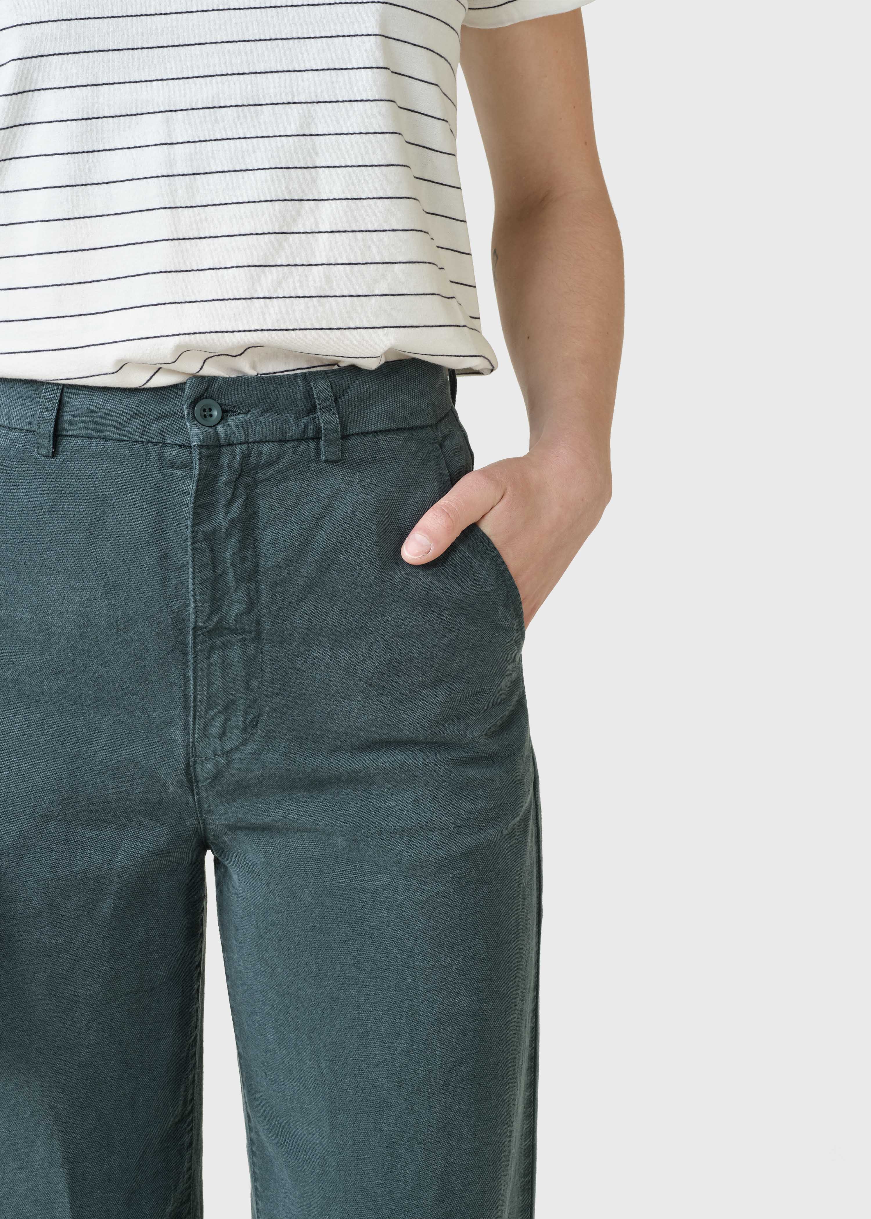 Lydia Lyocell Pants - Moss Green