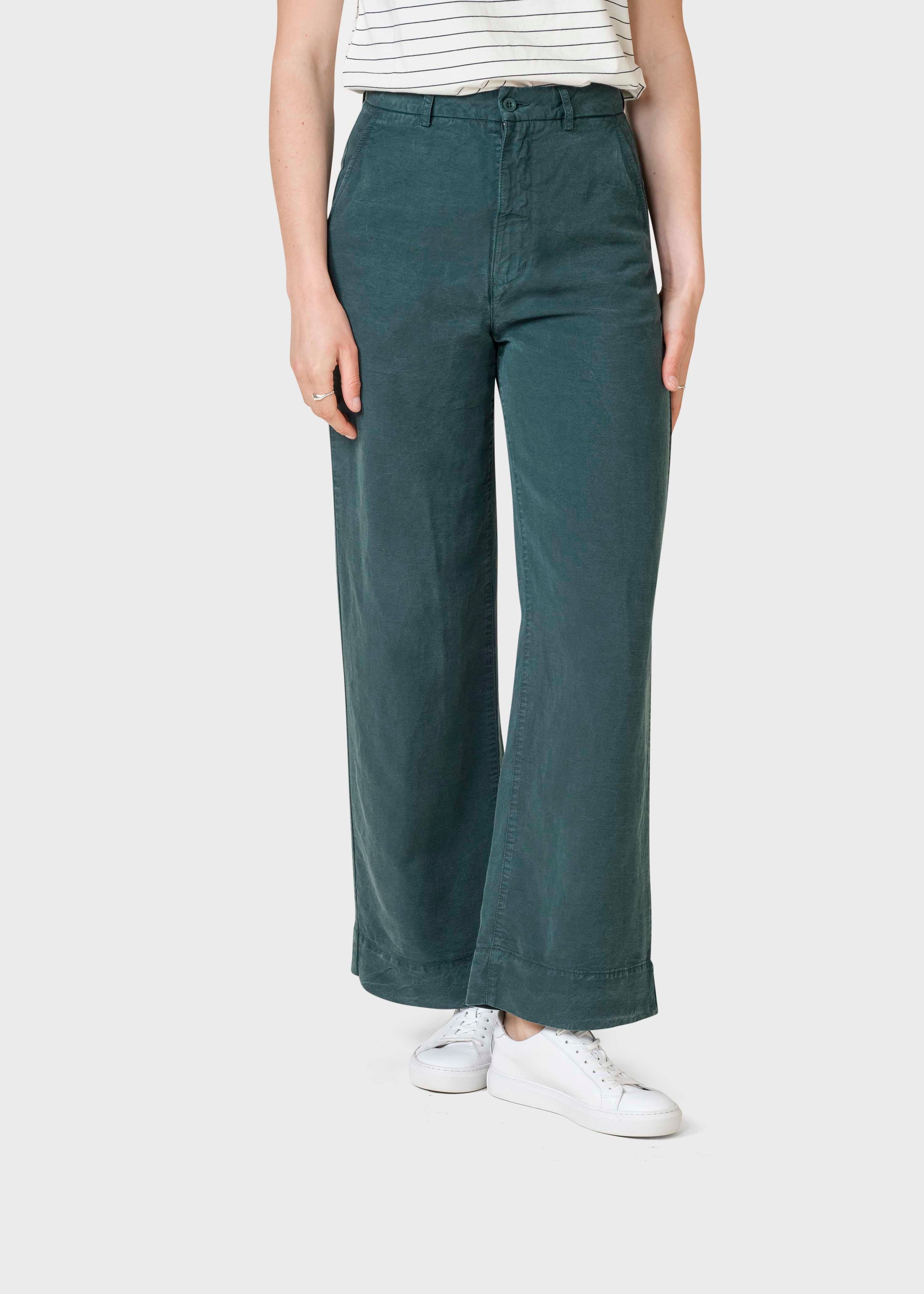 Lydia Lyocell Pants - Moss Green