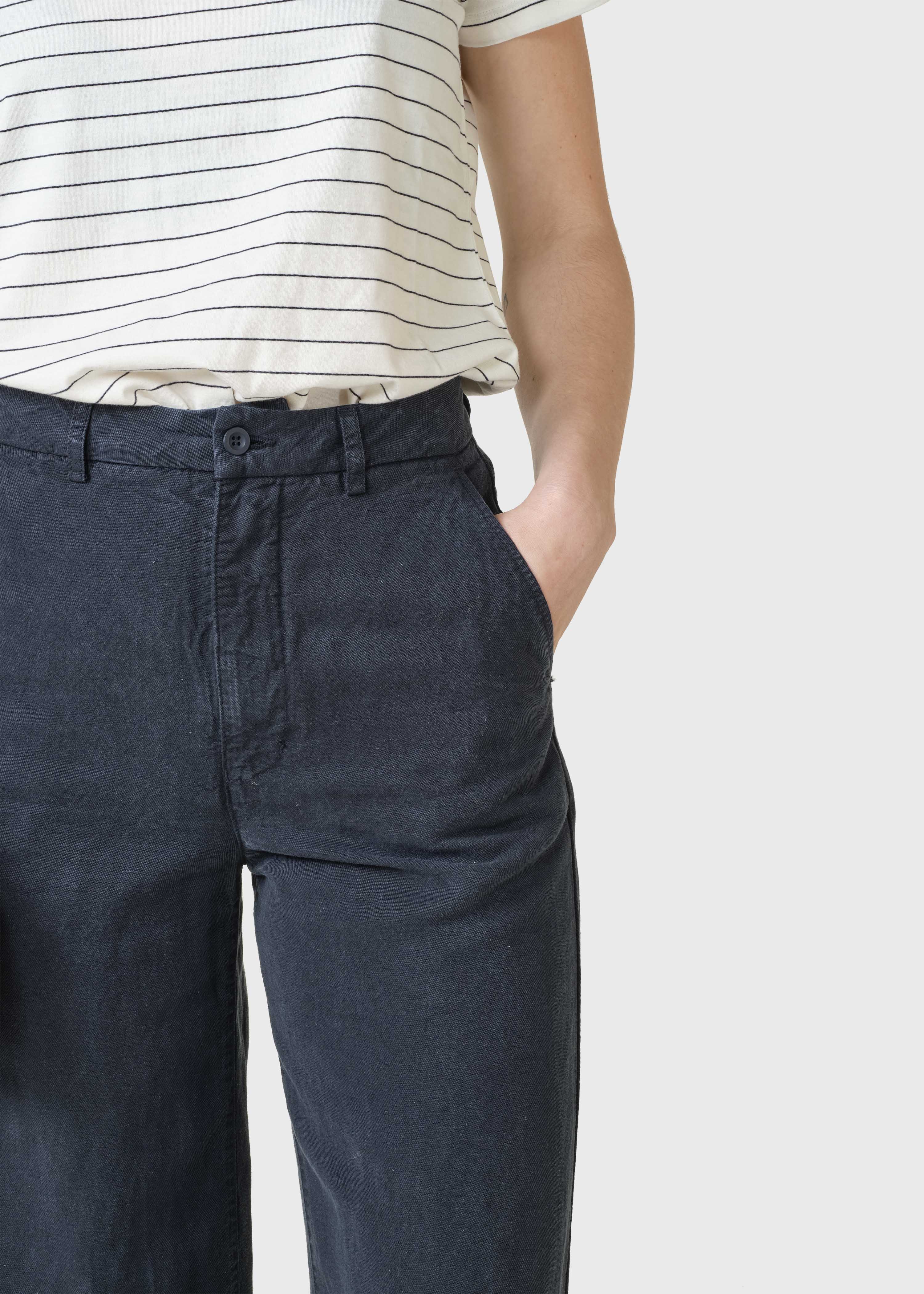 Lydia Lyocell Pants - Navy