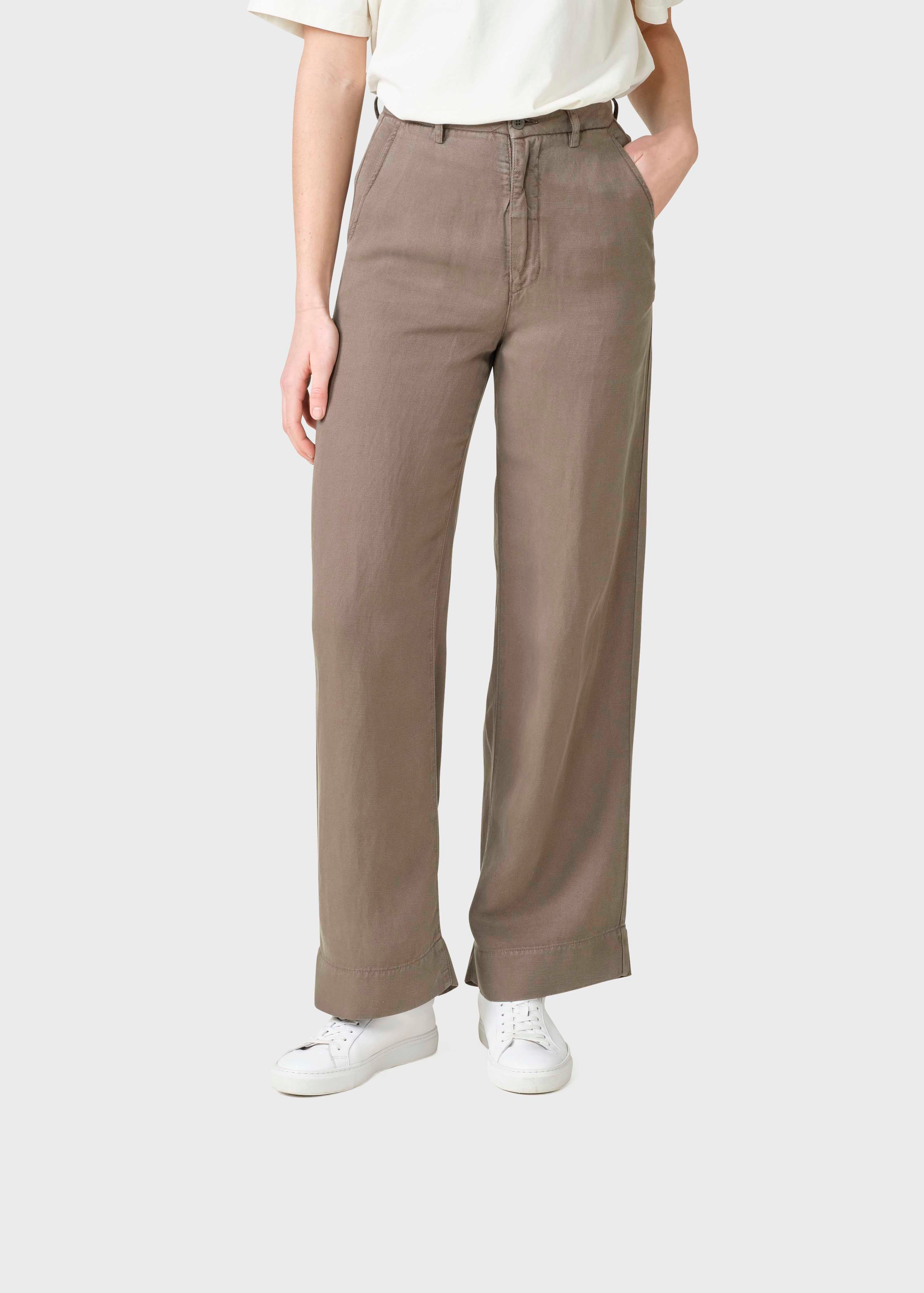 Lydia Lyocell Pants - Taupe