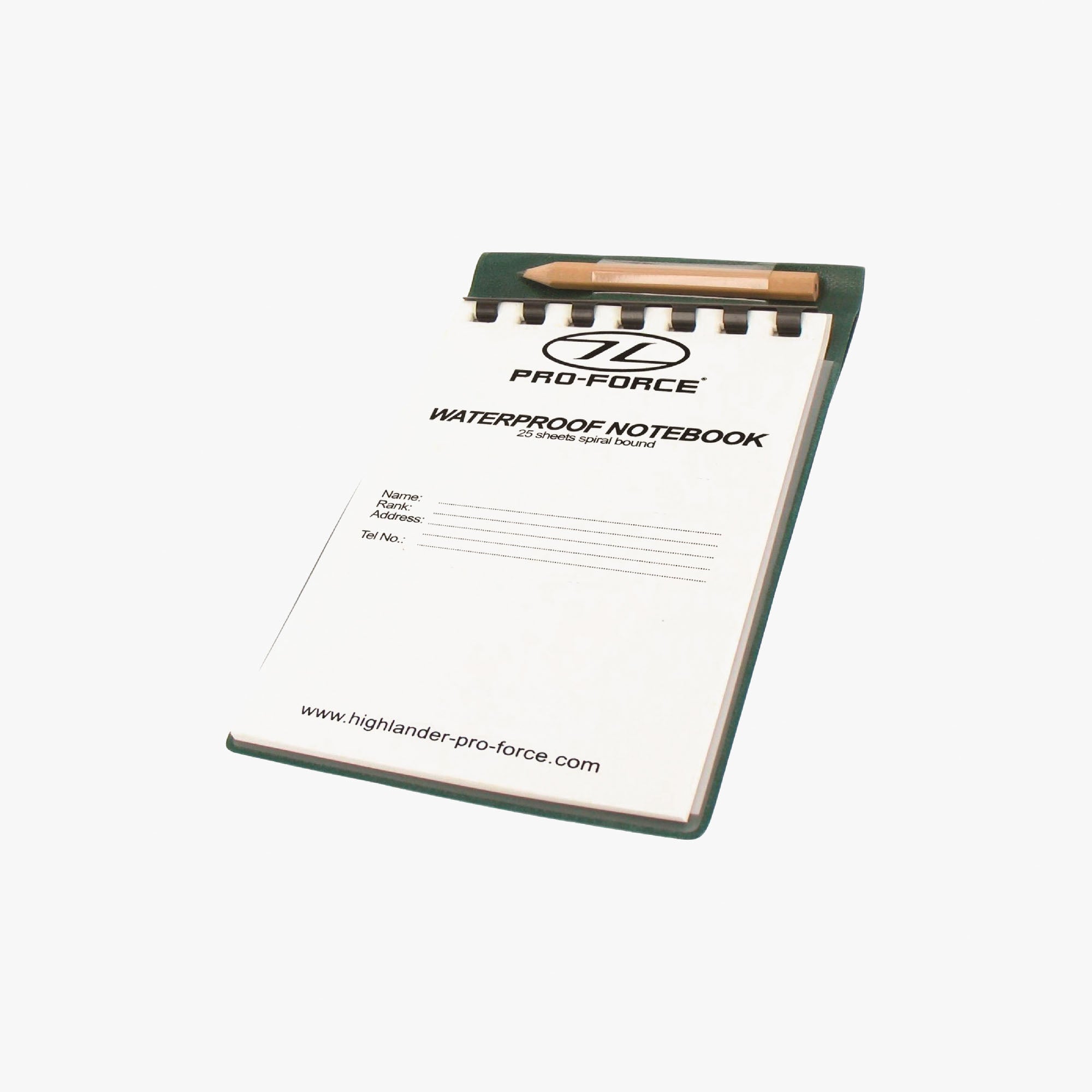 Highlander – Wasserdichtes Notizbuch 15 cm x 10,5 cm