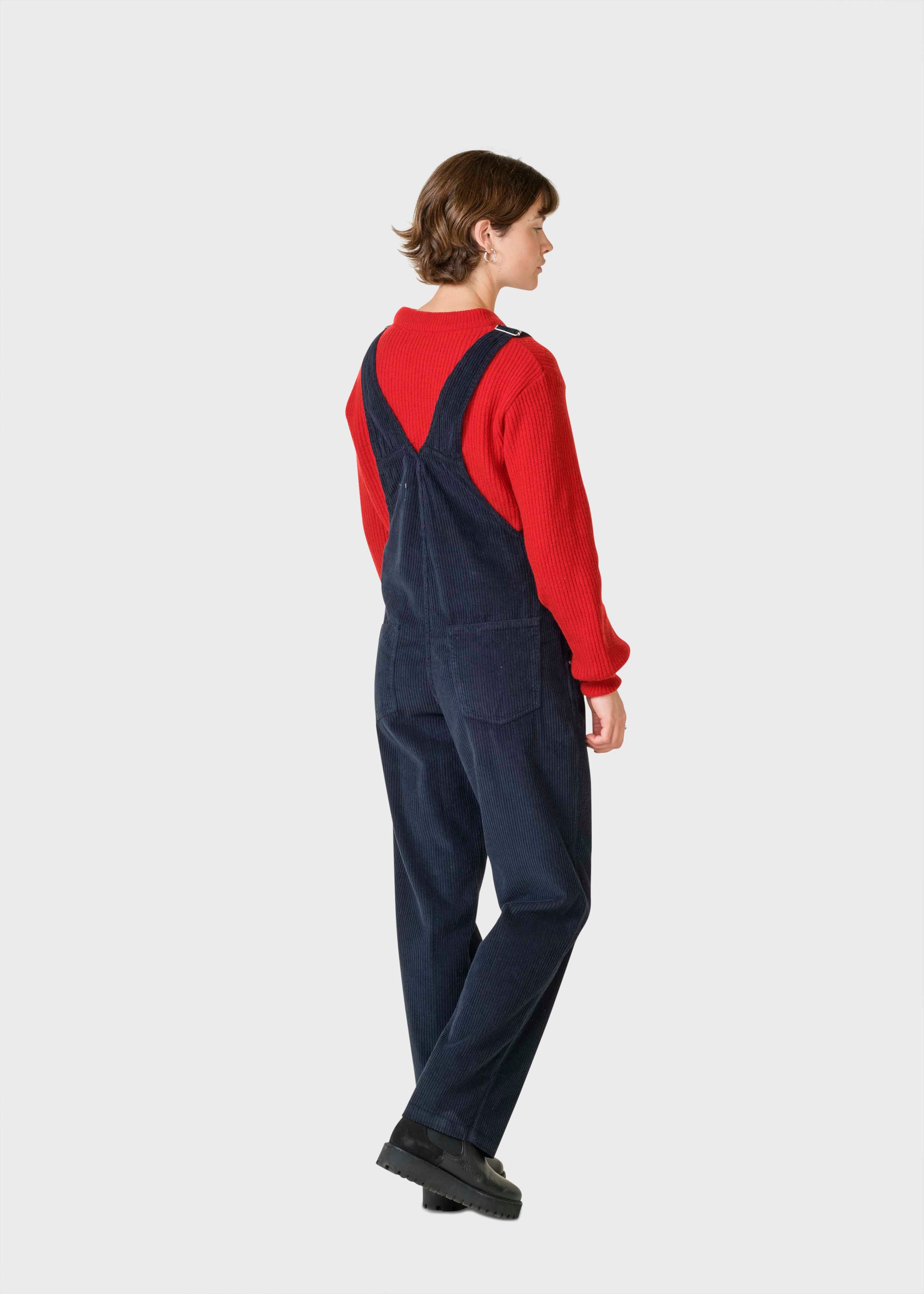 Magda Cord Overall - Navy