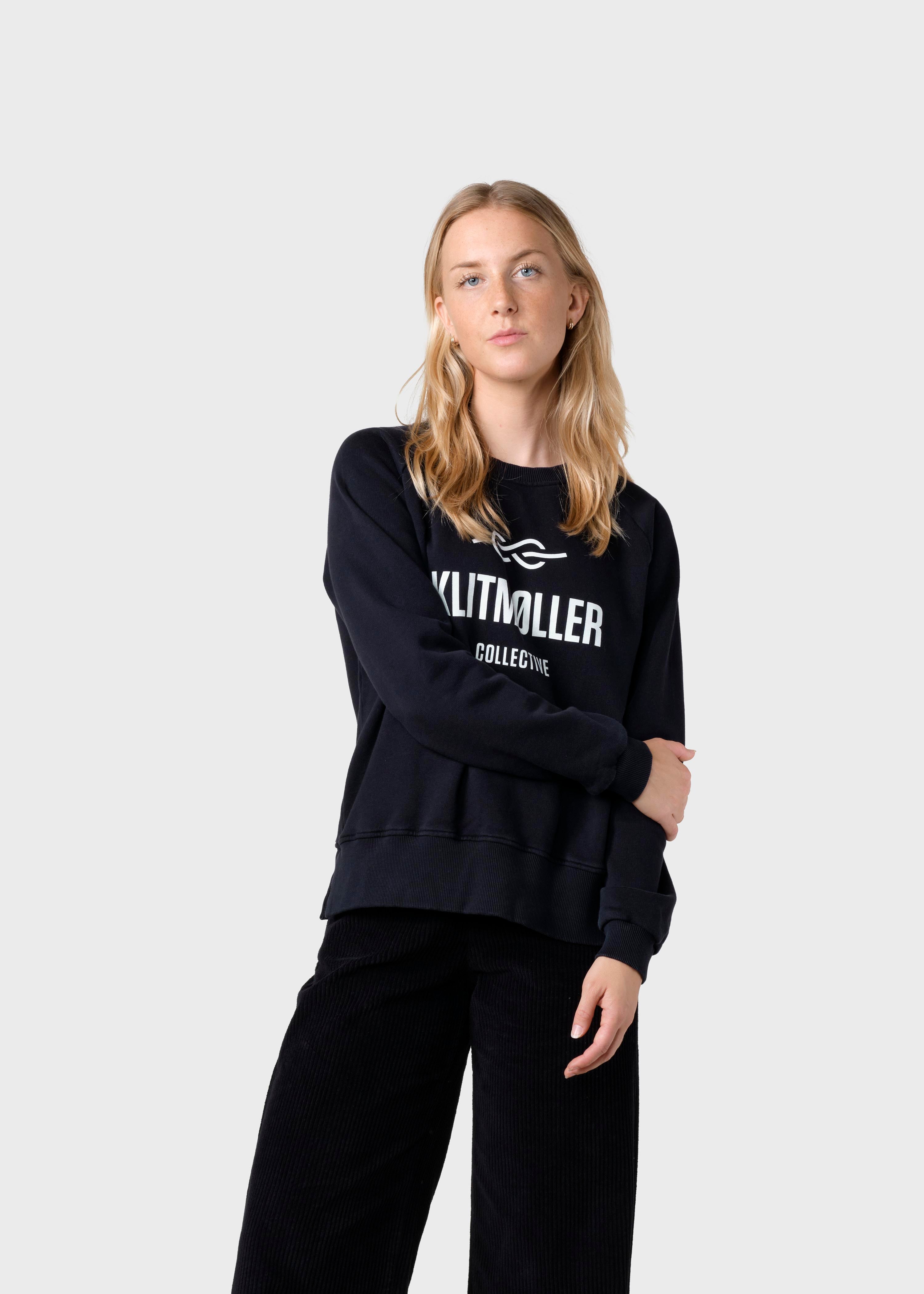 Maja Logo Crew - Black