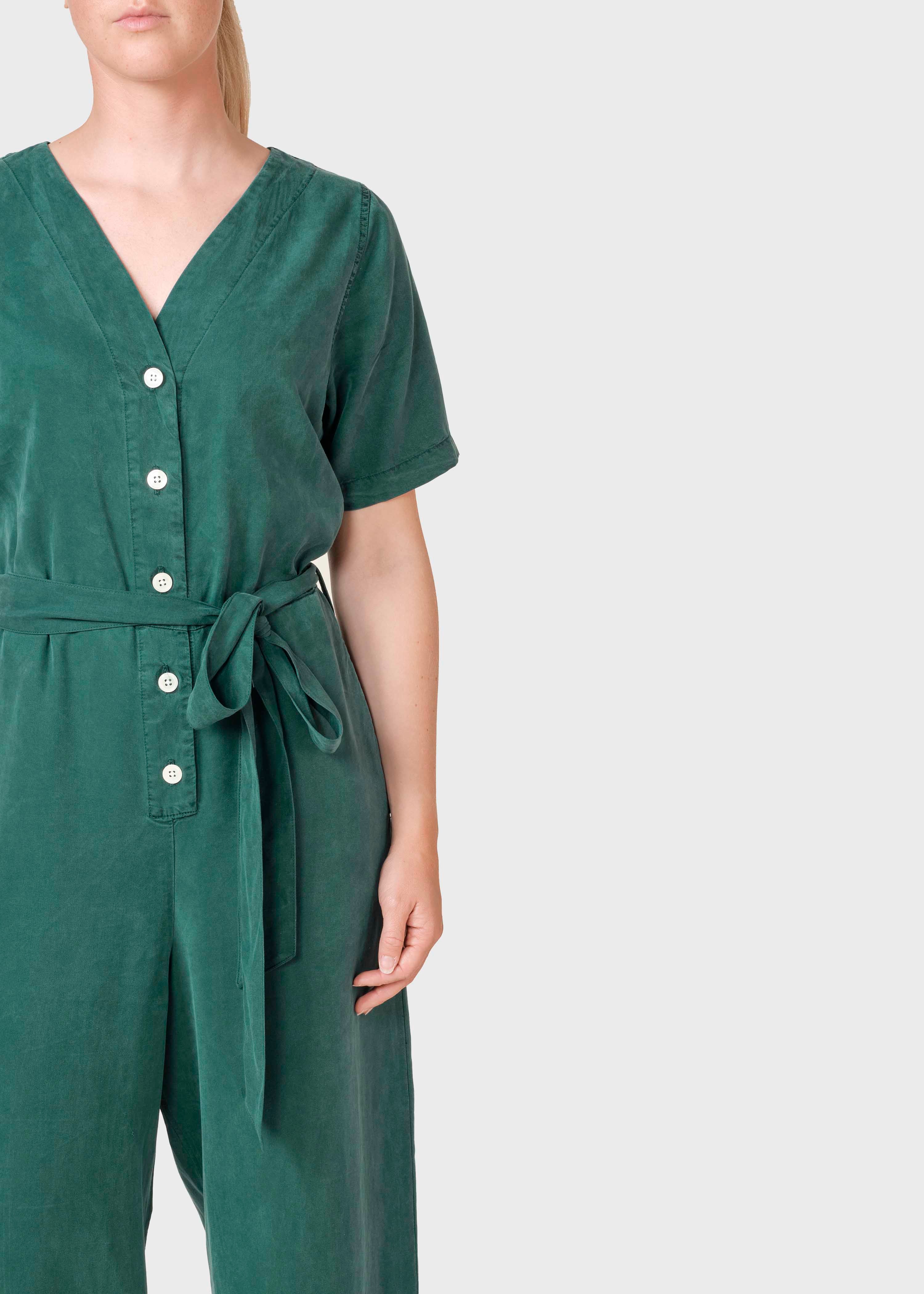 Marna Jumpsuit - Moss Green