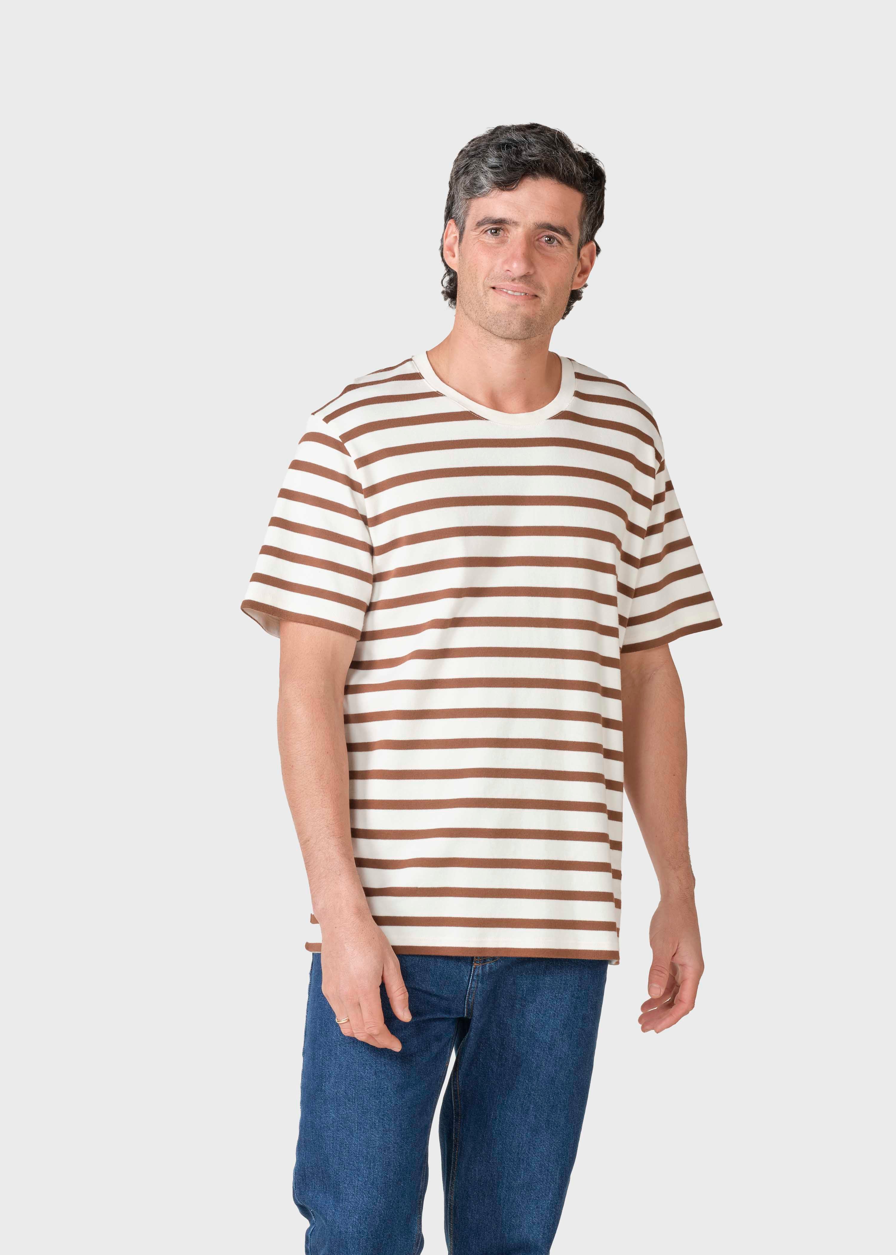 Mateo Tee - Cream/taupe