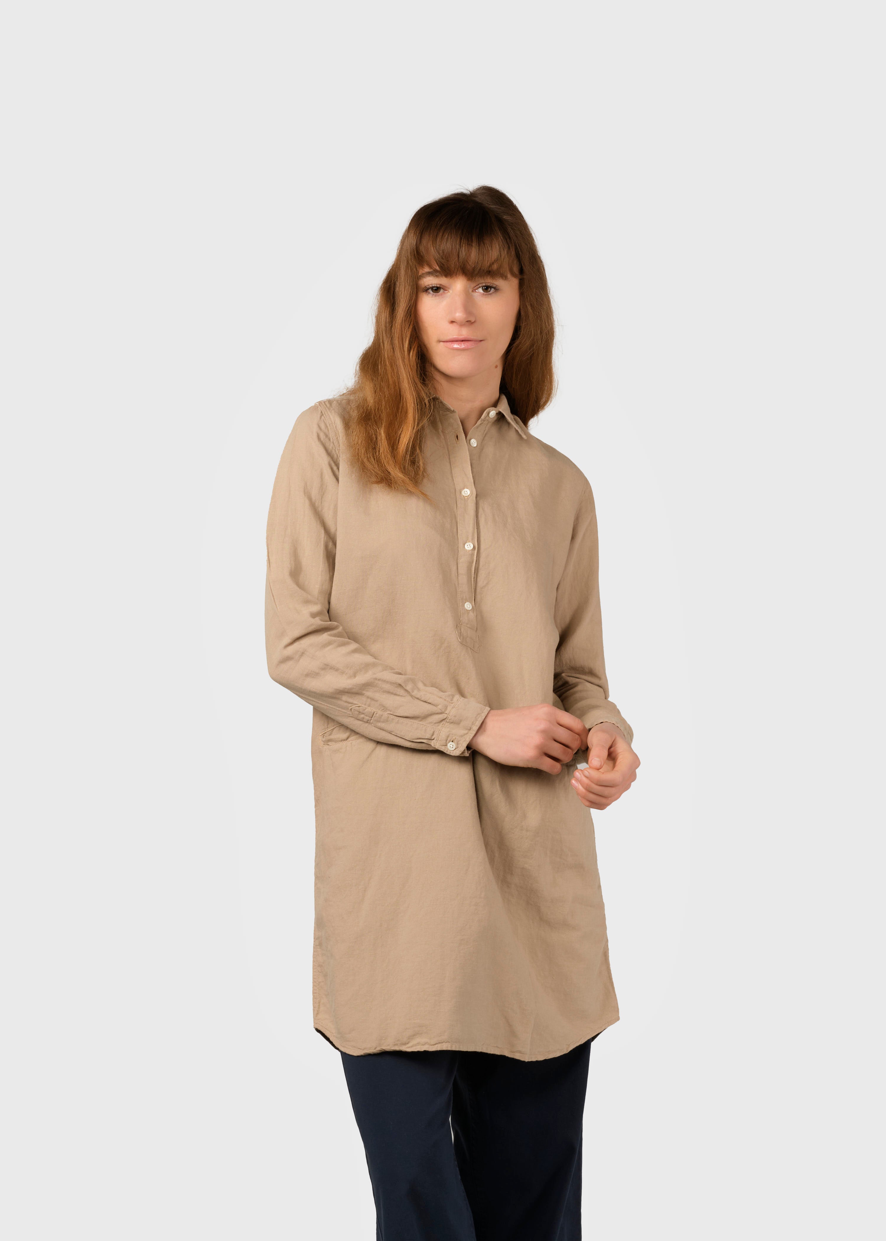 Mathilde Linen Shirt - Sand