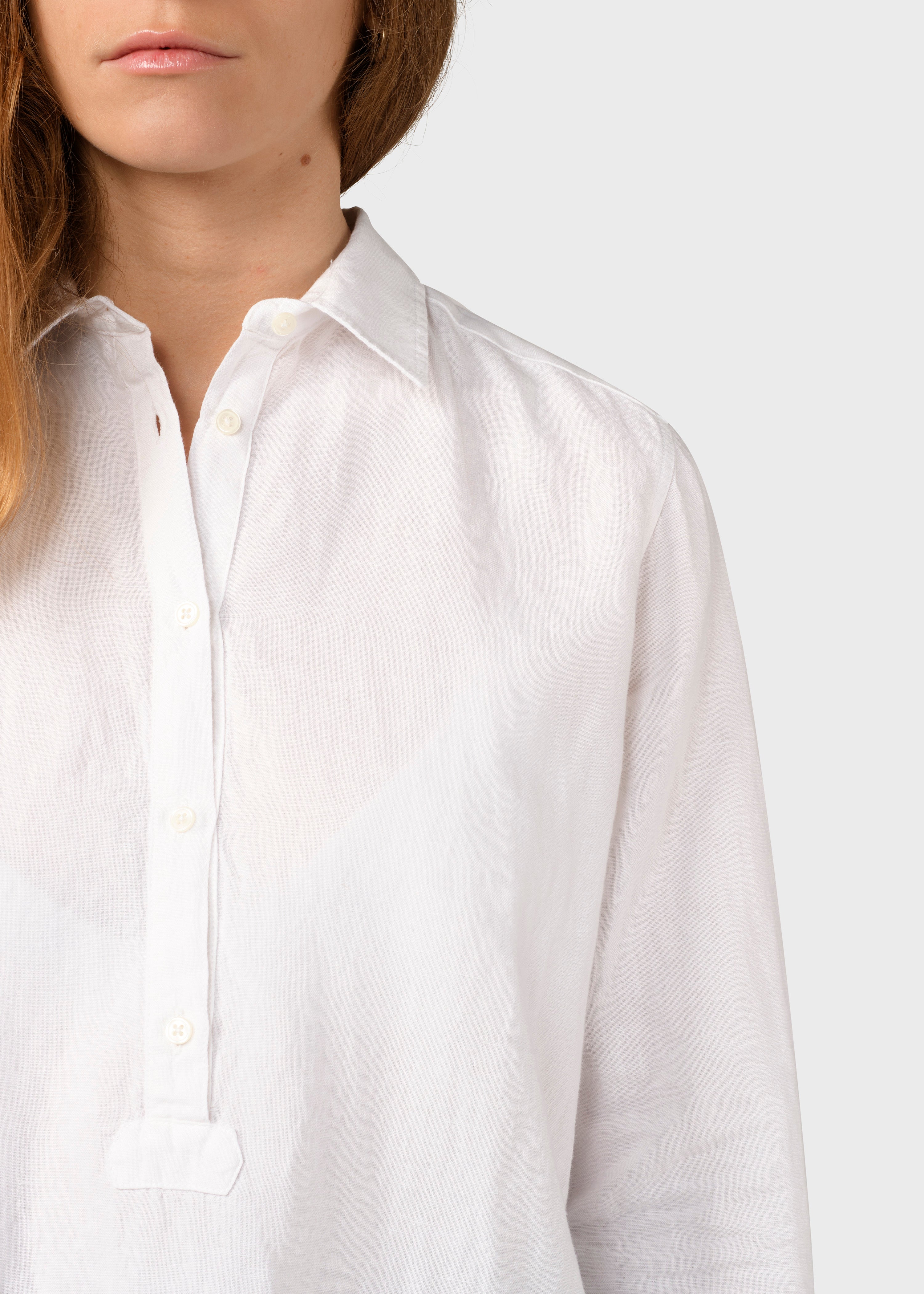 Mathilde Linen Shirt - White