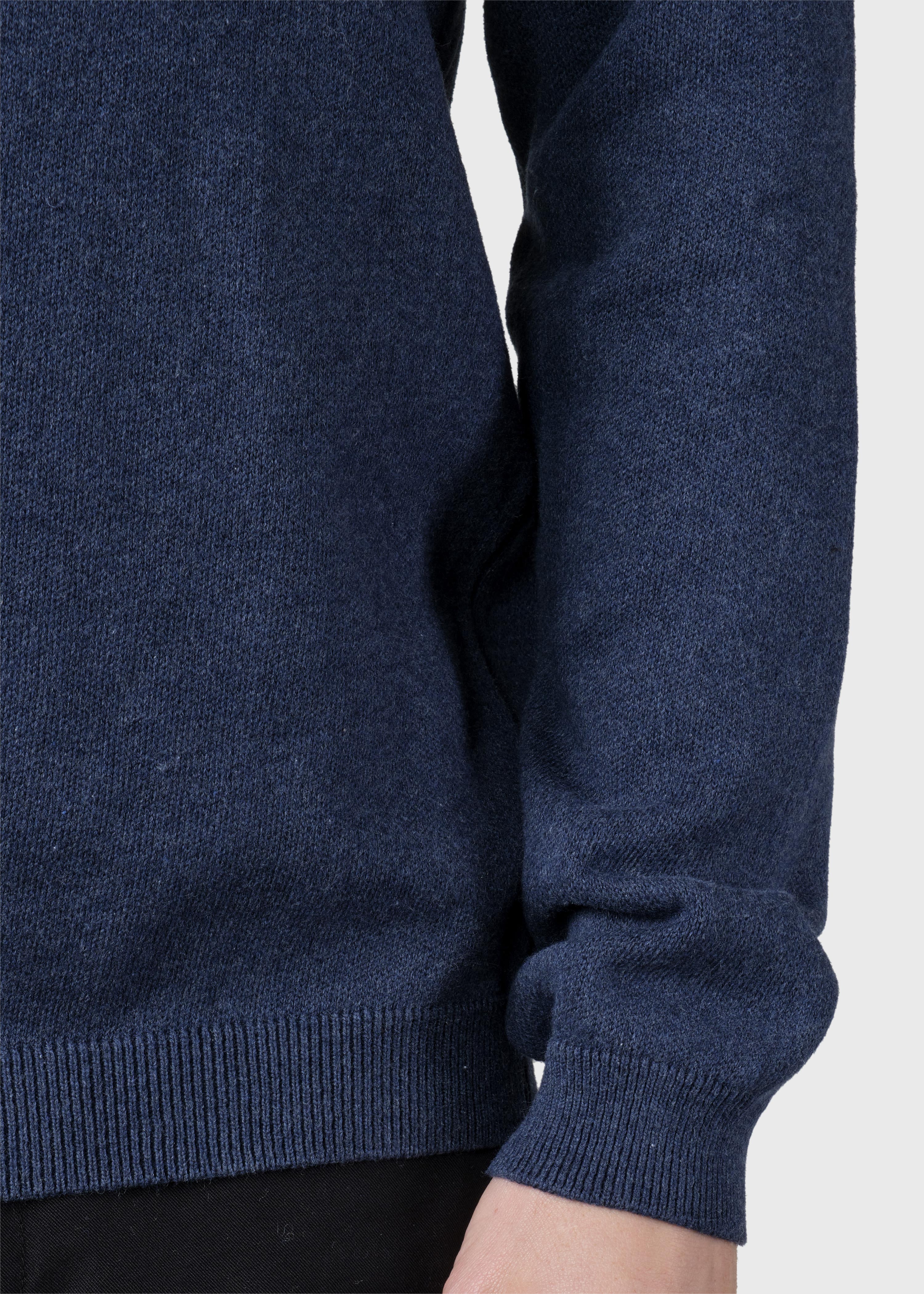 Mens Basic Cotton Knit - Deep Blue