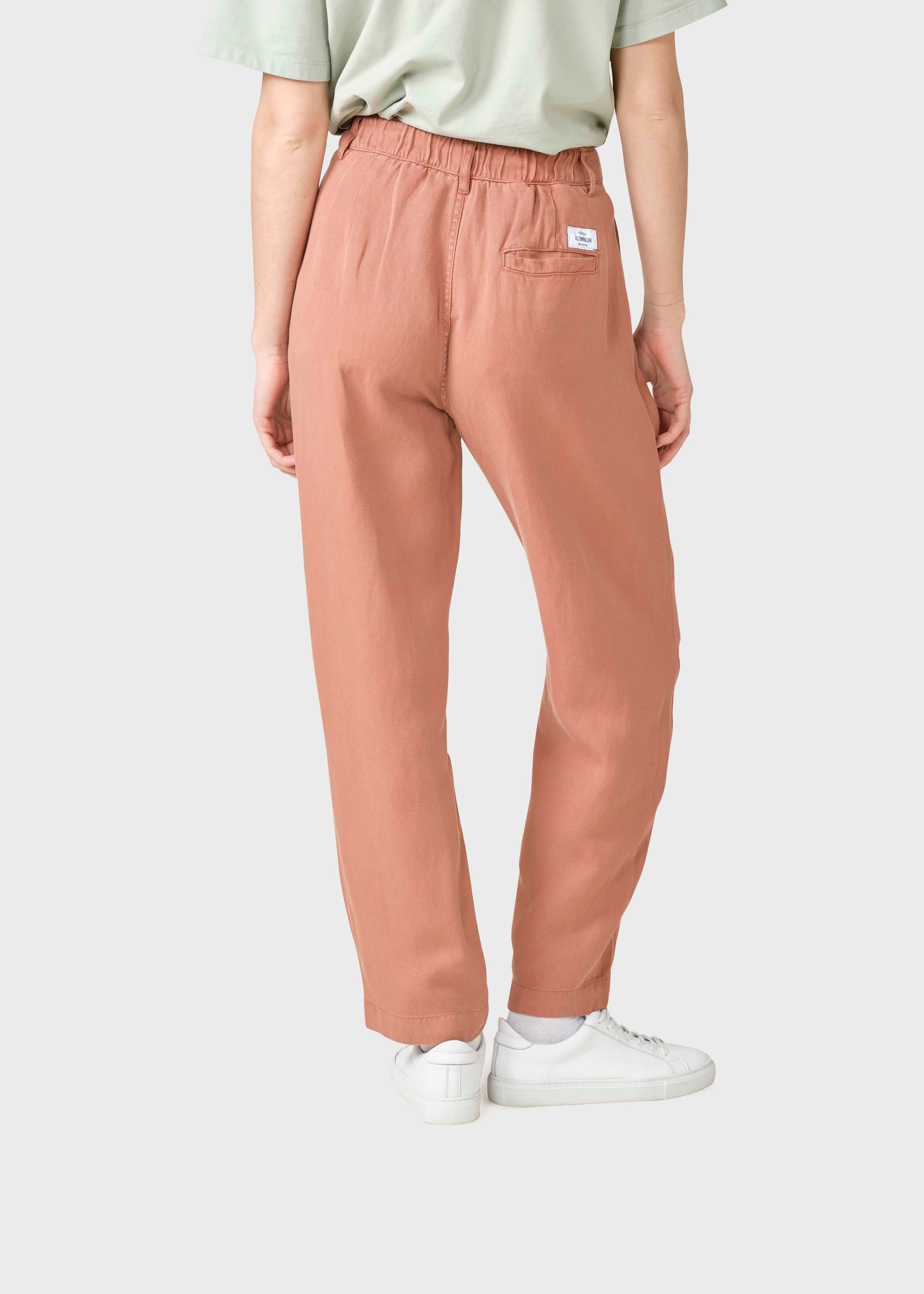 Mette Lyocell Pants - Burnt Sienna