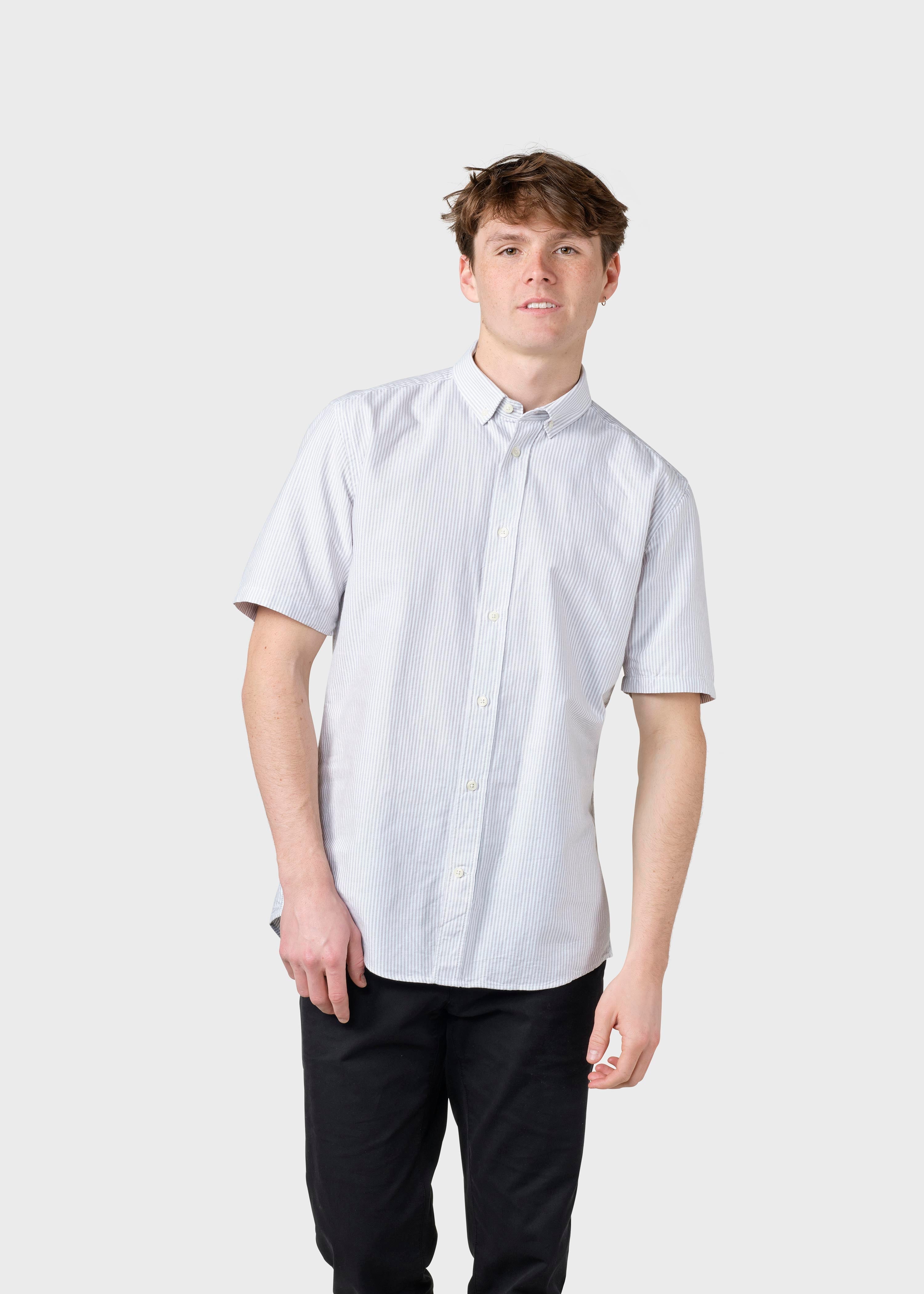 Mikkel Striped Shirt - White/sand