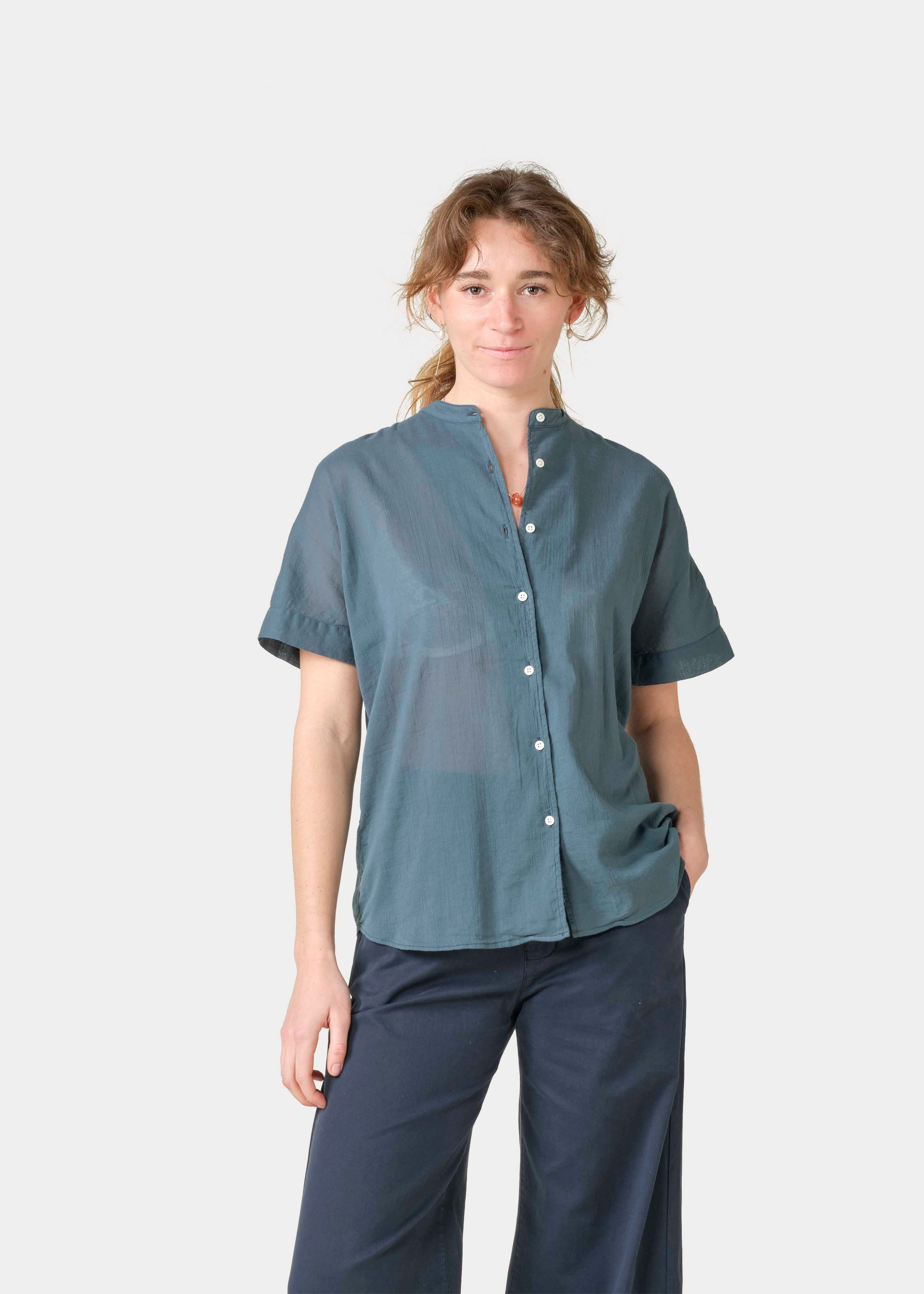 Chemise Mille S/s - Vert Mousse