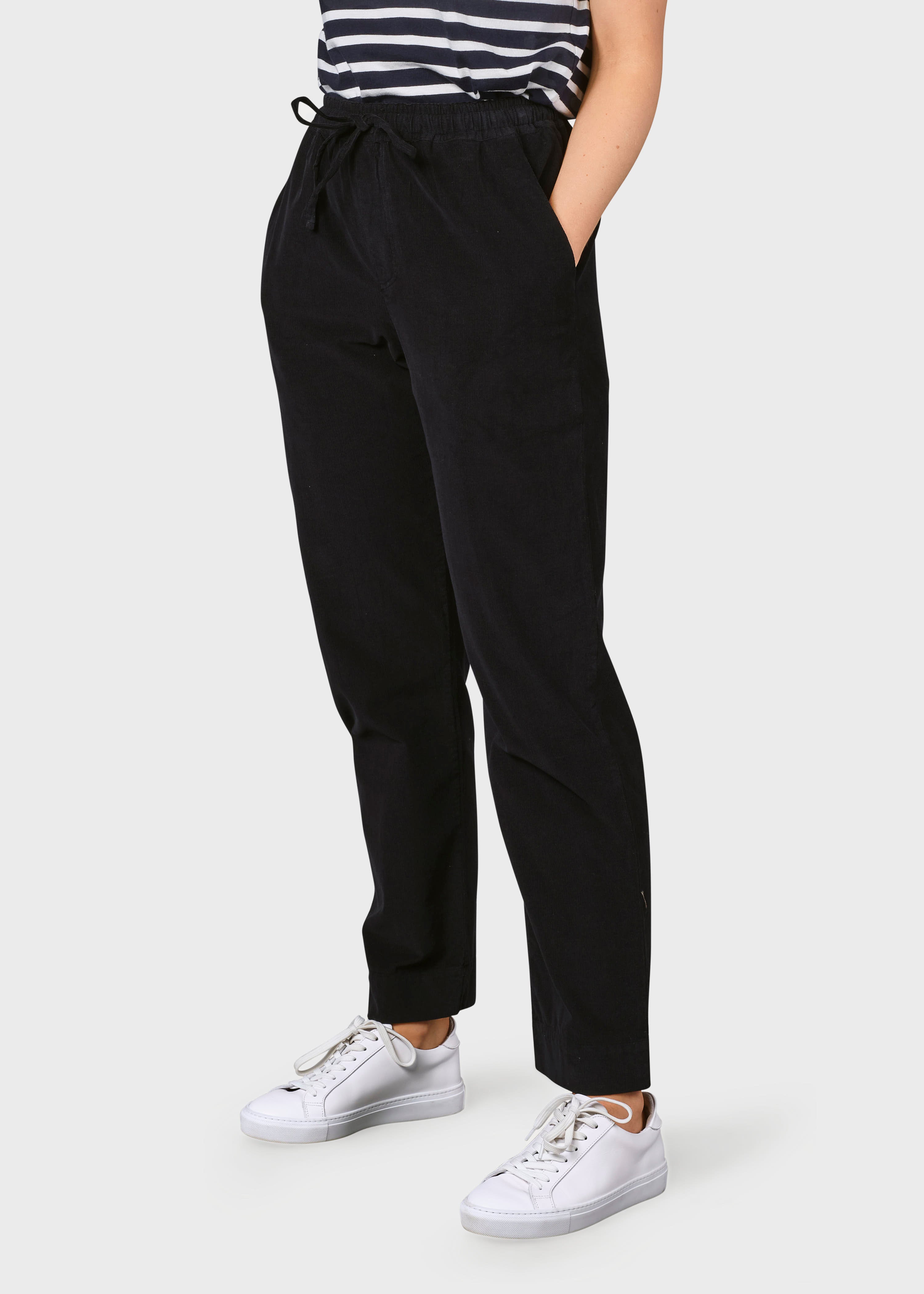 Nicoline Corduroy Pants - Black