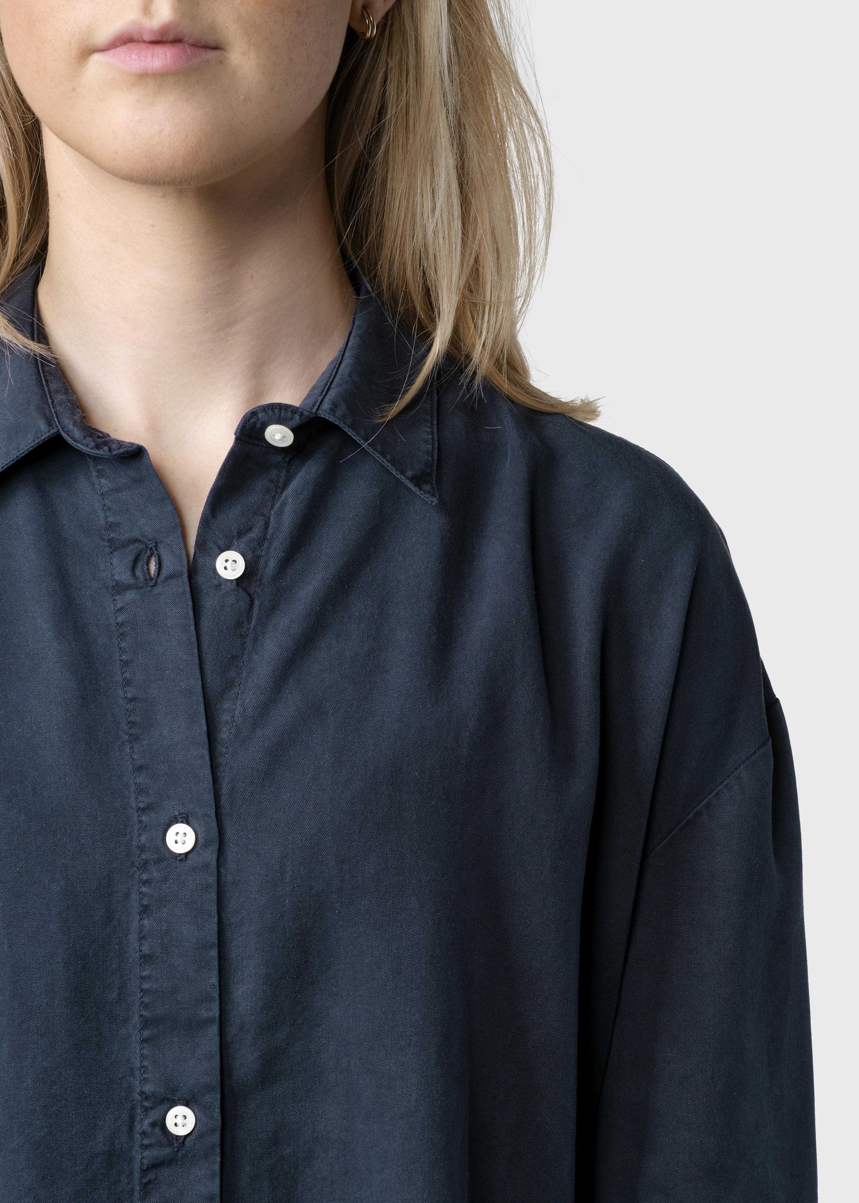 Ofelia Lyocell Shirt - Navy