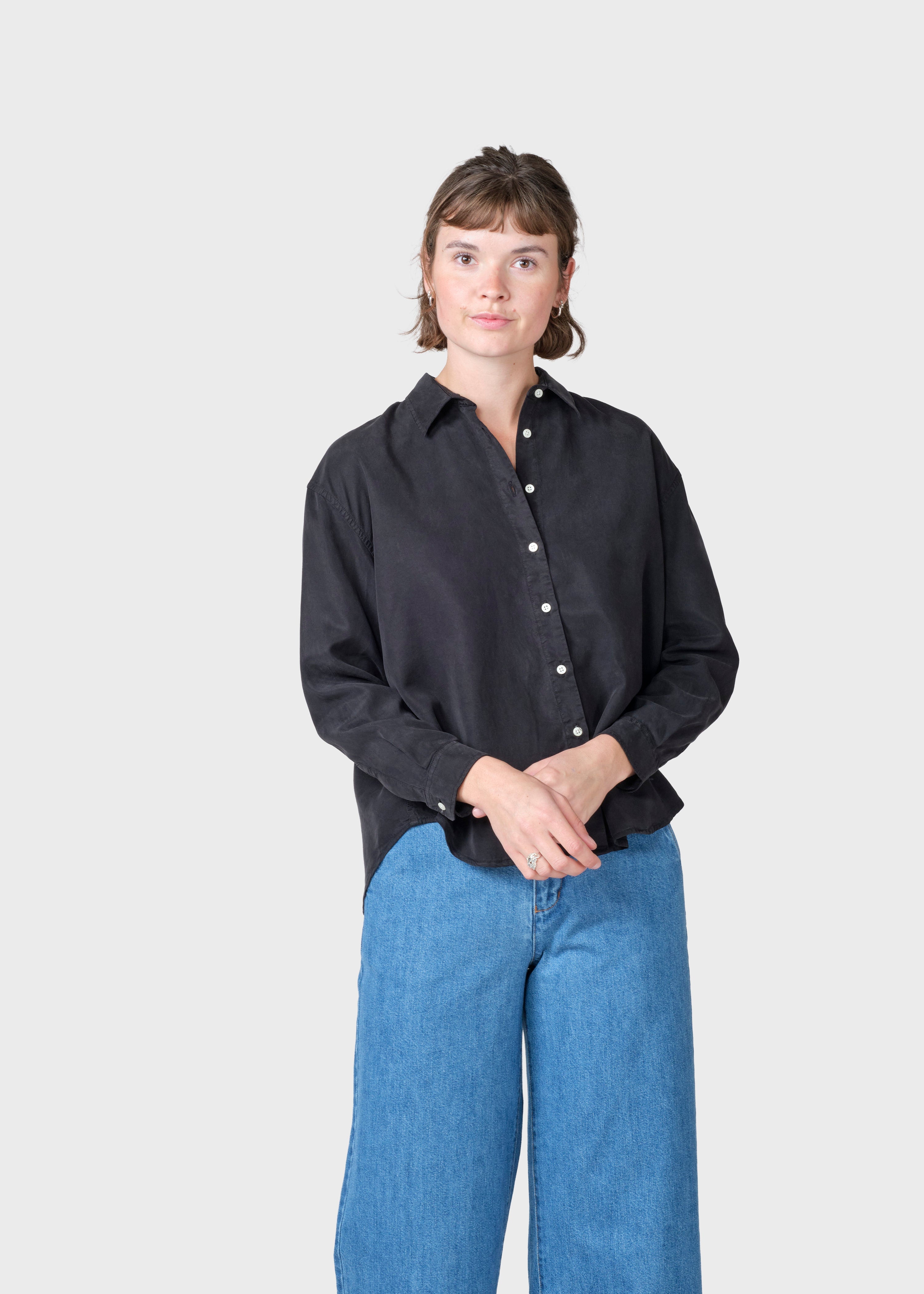 Ofelia Short Shirt - Black